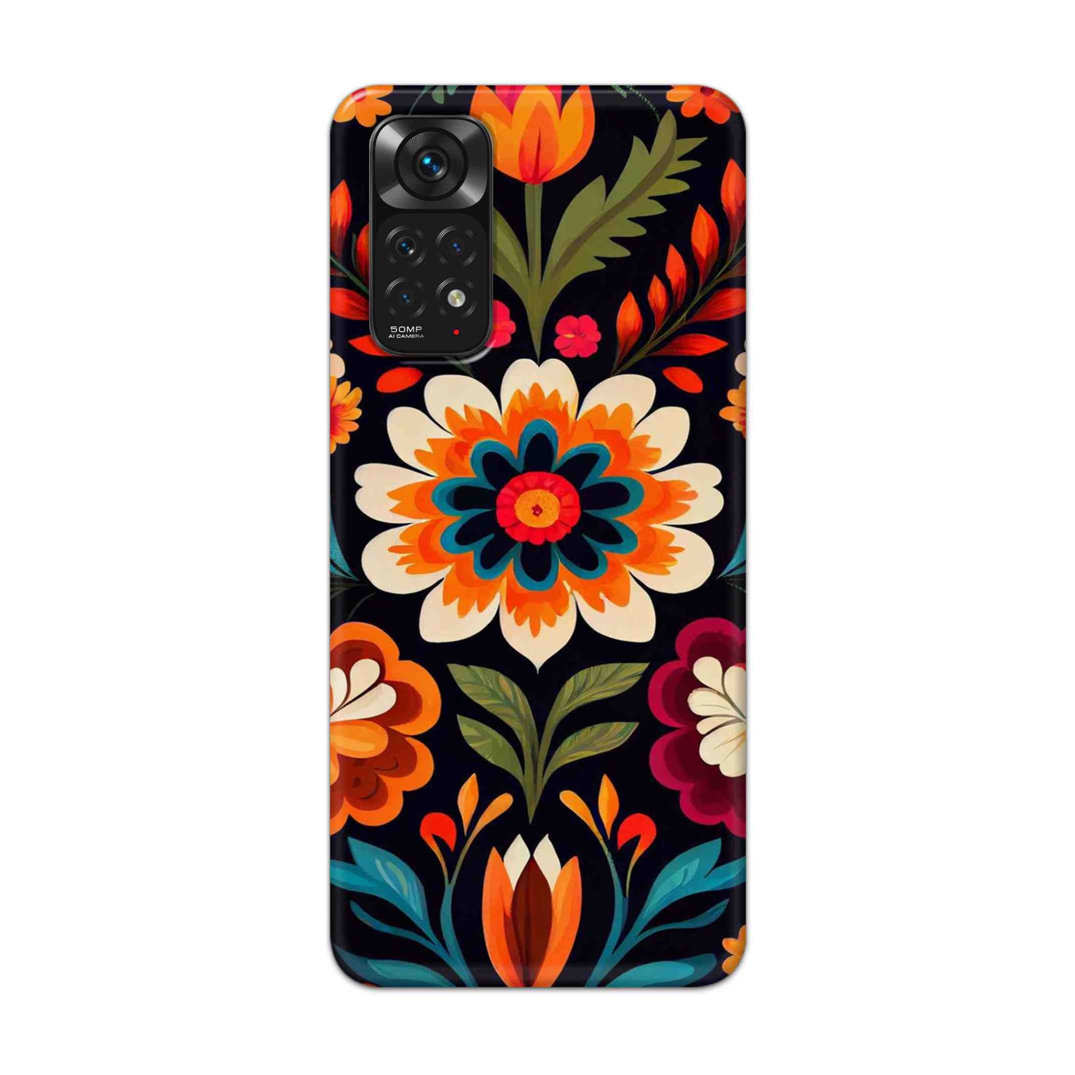 Buy Flower Hard Back Mobile Phone Case Cover For Redmi Note 11 Online