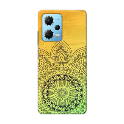 Buy Yellow Rangoli Hard Back Mobile Phone Case Cover For Redmi Note 12 5G Online