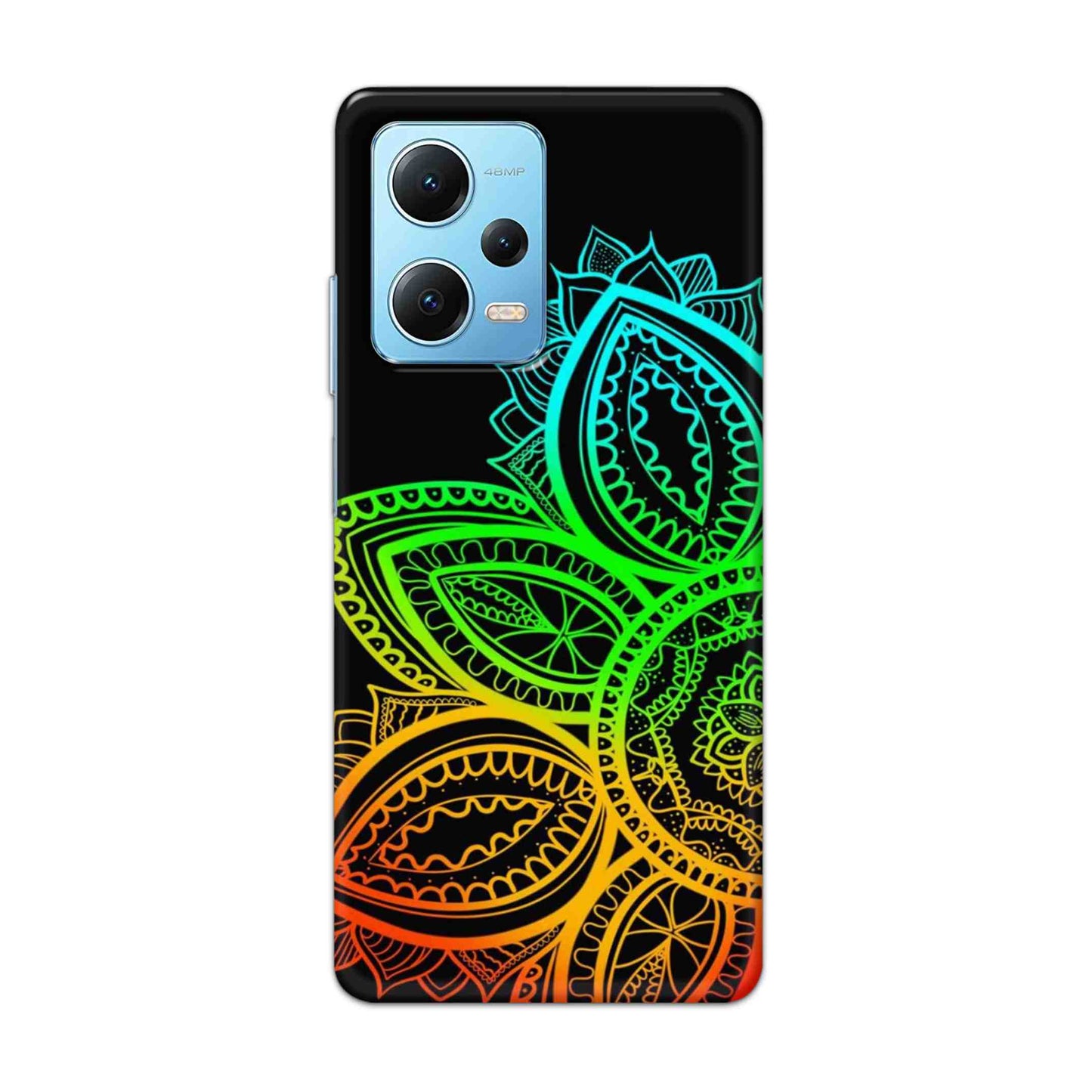 Buy Neon Mandala Hard Back Mobile Phone Case Cover For Redmi Note 12 5G Online