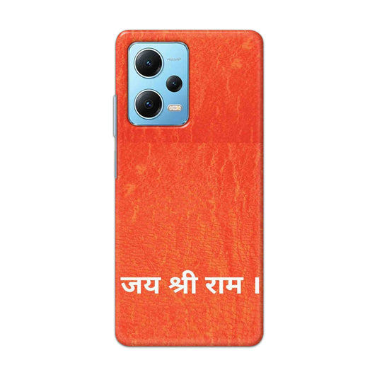 Buy Jai Shree Ram Hard Back Mobile Phone Case Cover For Redmi Note 12 5G Online