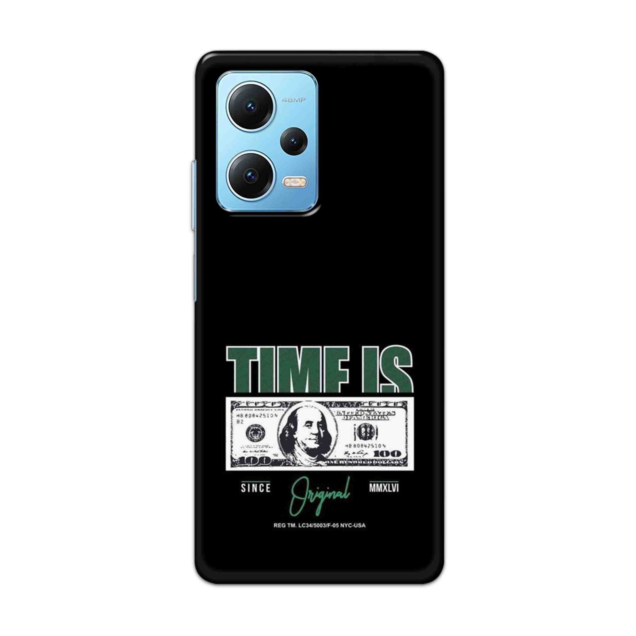 Buy Time Is Money Hard Back Mobile Phone Case Cover For Redmi Note 12 5G Online