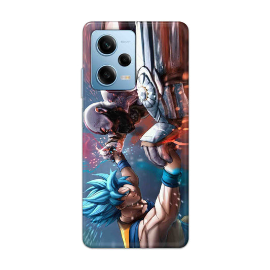 Buy Goku Vs Kratos Hard Back Mobile Phone Case Cover For Redmi Note 12 Pro 5G Online