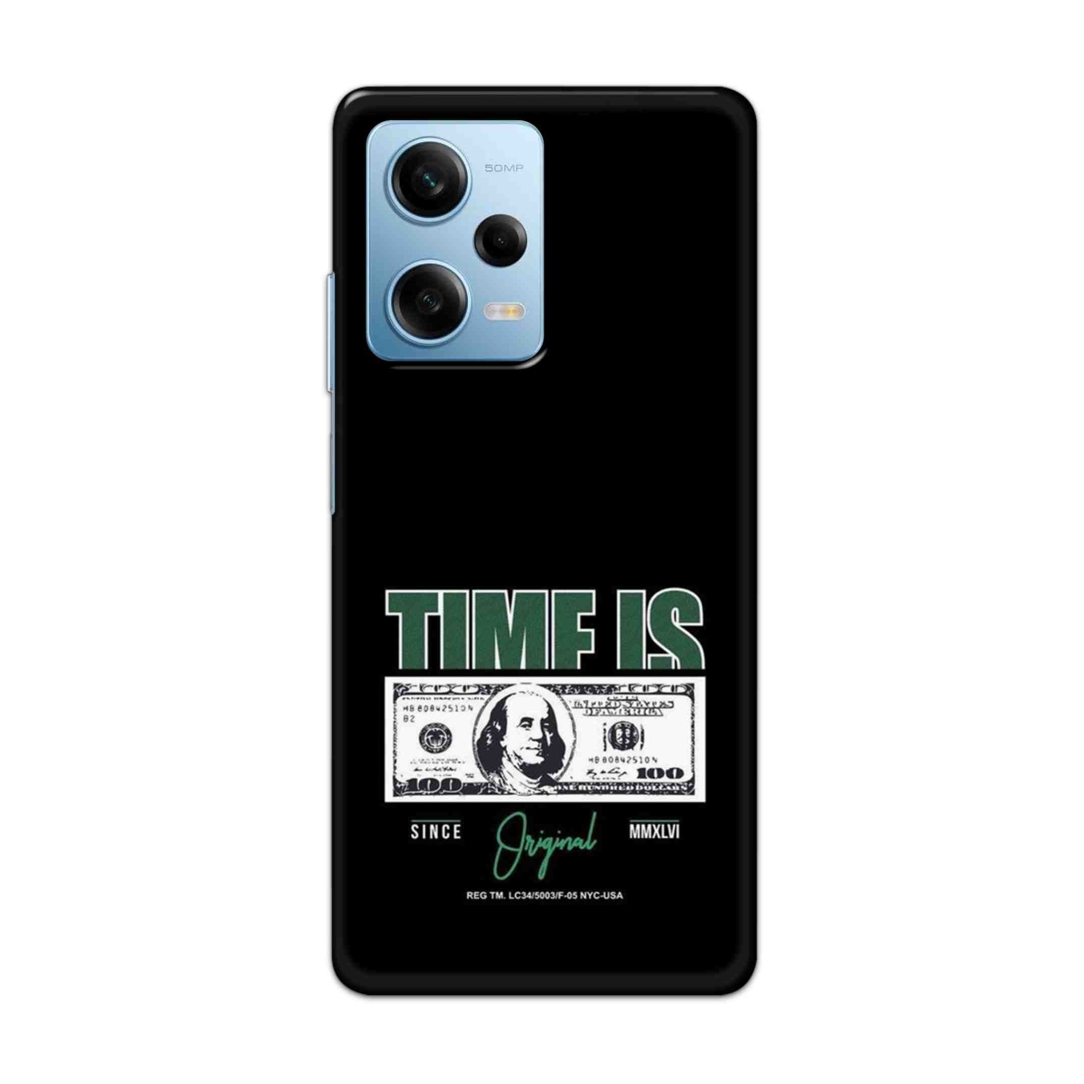 Buy Time Is Money Hard Back Mobile Phone Case Cover For Redmi Note 12 Pro 5G Online