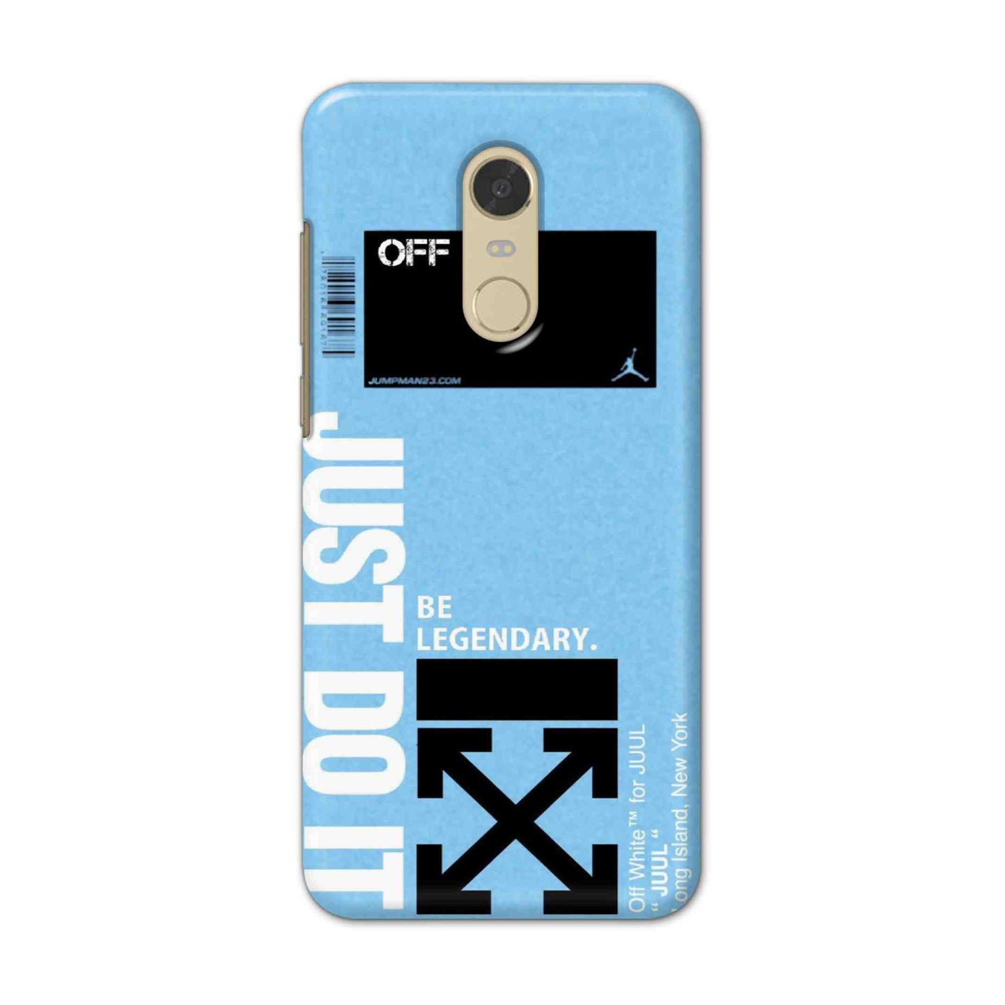 Buy Just Do It Hard Back Mobile Phone Case/Cover For Redmi Note 6 Online