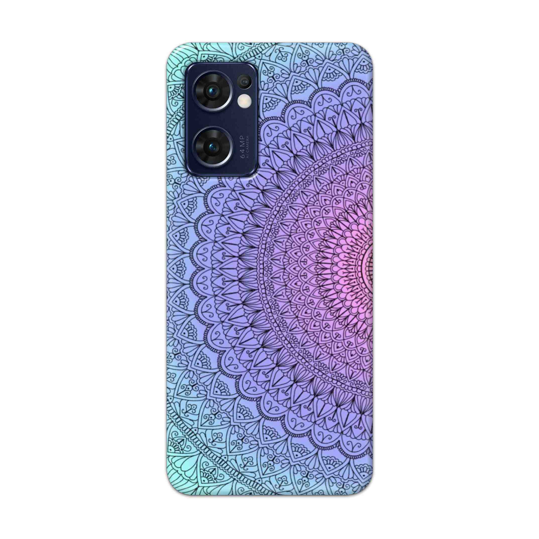 Buy Colourful Mandala Hard Back Mobile Phone Case Cover For Reno 7 5G Online