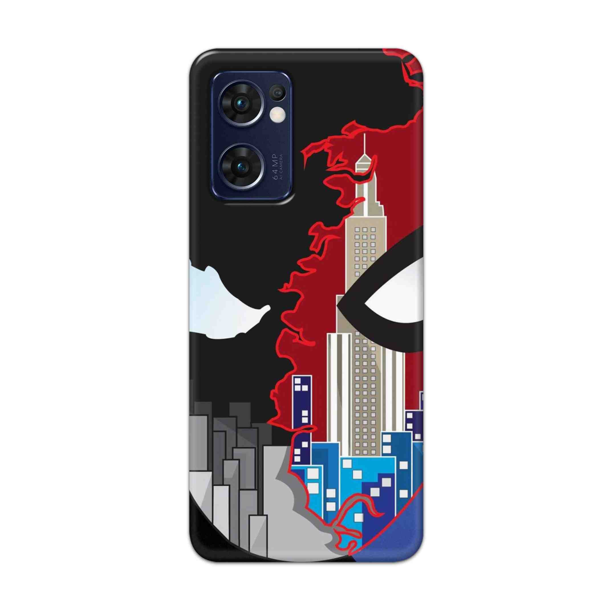Buy Red And Black Spiderman Hard Back Mobile Phone Case Cover For Reno 7 5G Online
