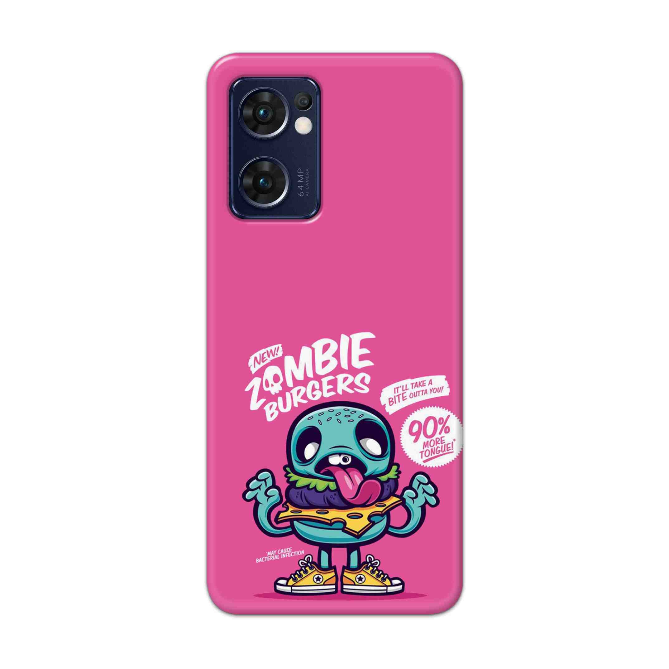 Buy New Zombie Burgers Hard Back Mobile Phone Case Cover For Reno 7 5G Online