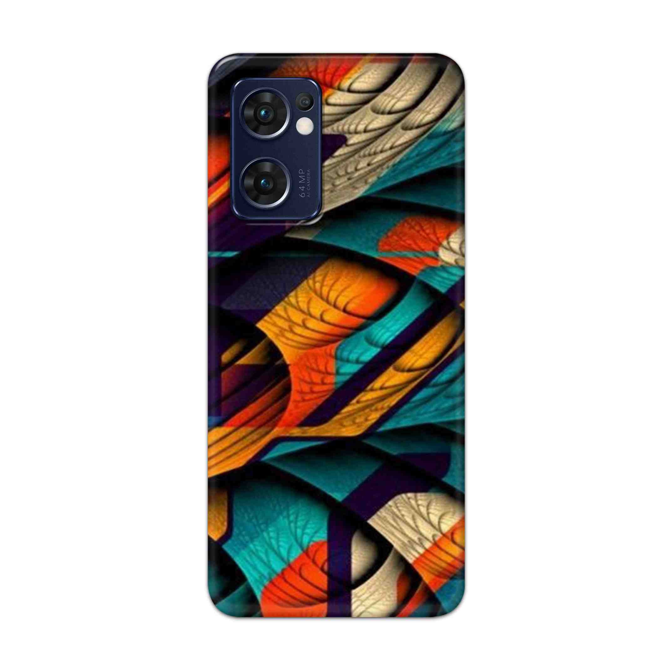 Buy Colour Abstract Hard Back Mobile Phone Case Cover For Reno 7 5G Online