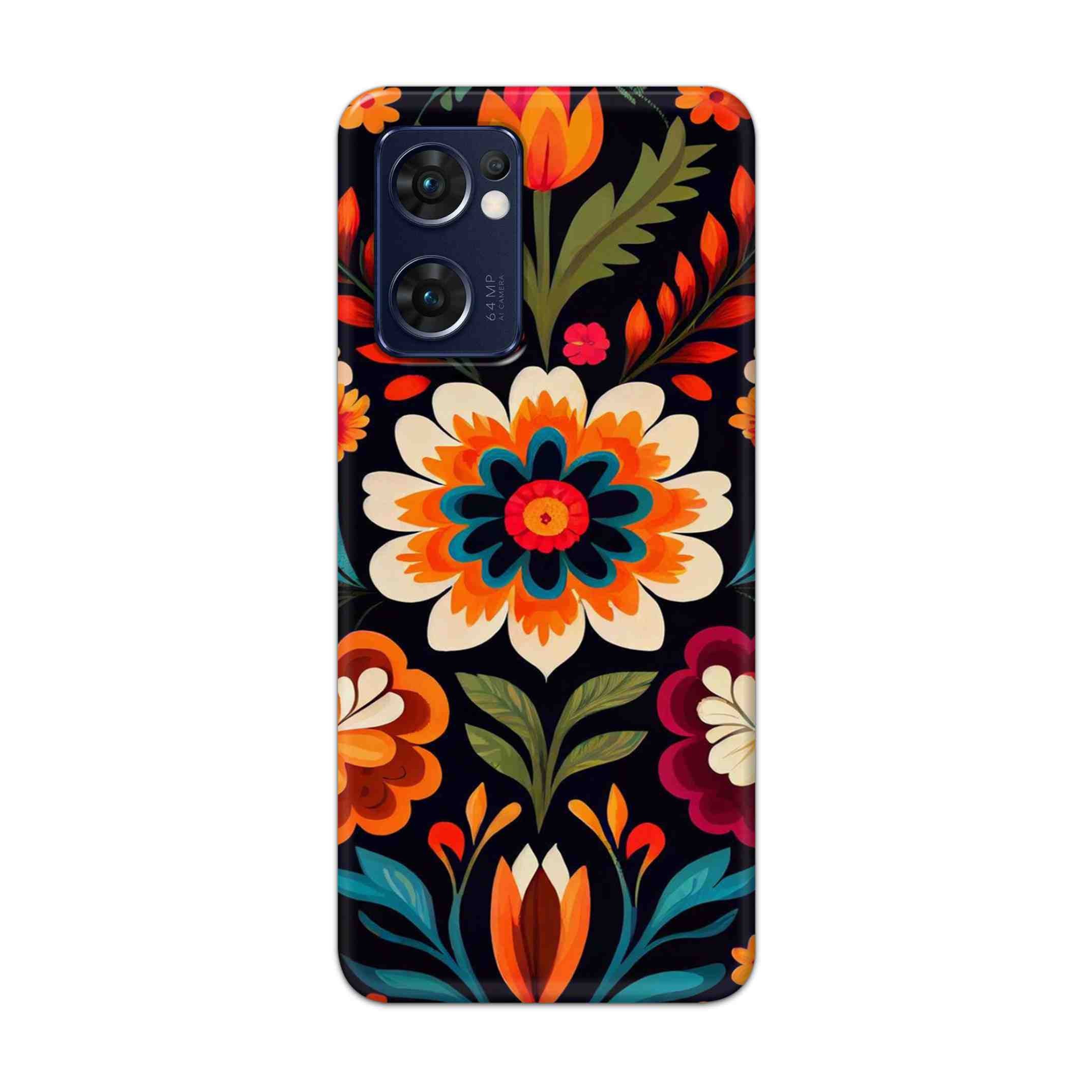 Buy Flower Hard Back Mobile Phone Case Cover For Reno 7 5G Online