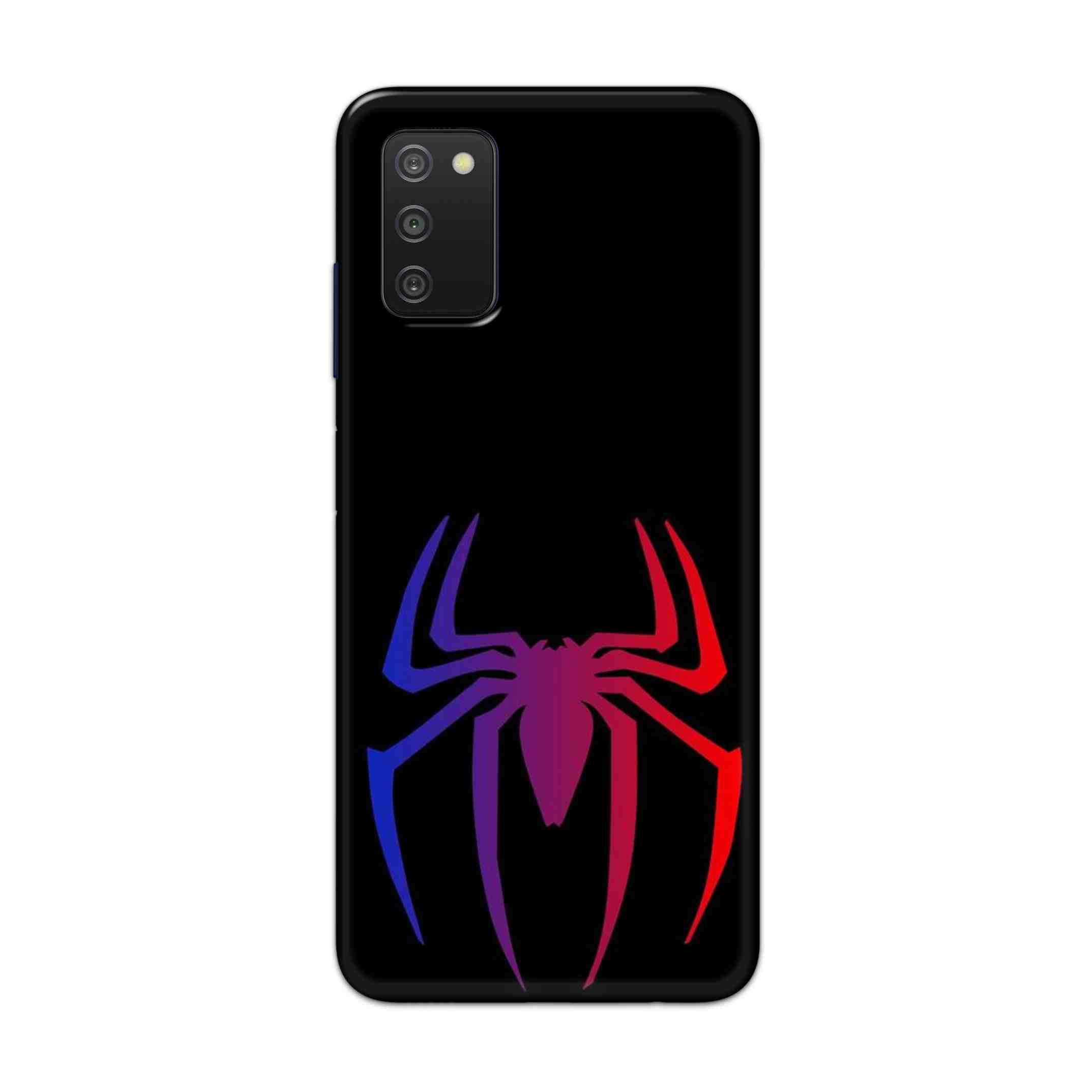Buy Neon Spiderman Logo Hard Back Mobile Phone Case Cover For Samsung A03s Online
