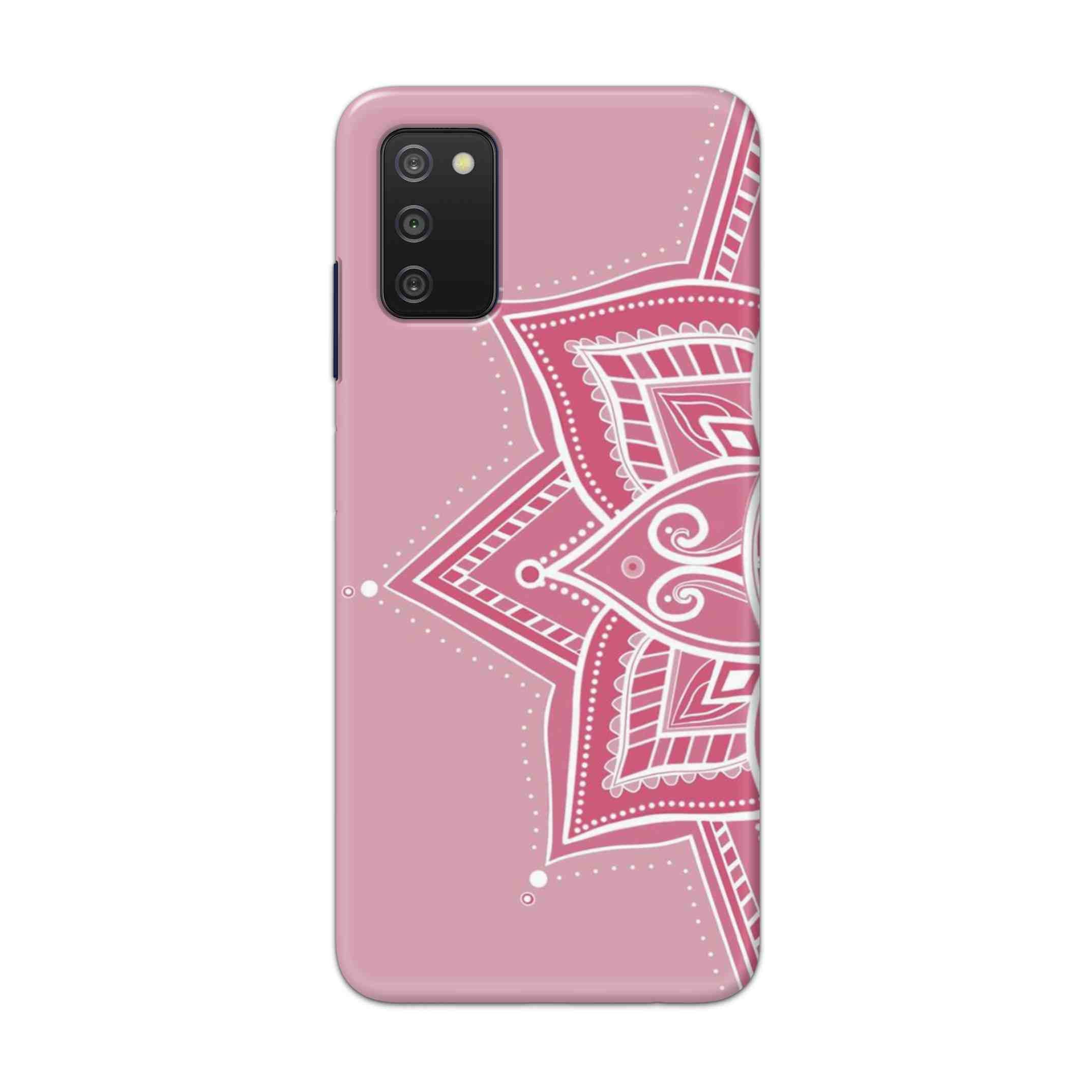 Buy Pink Rangoli Hard Back Mobile Phone Case Cover For Samsung A03s Online