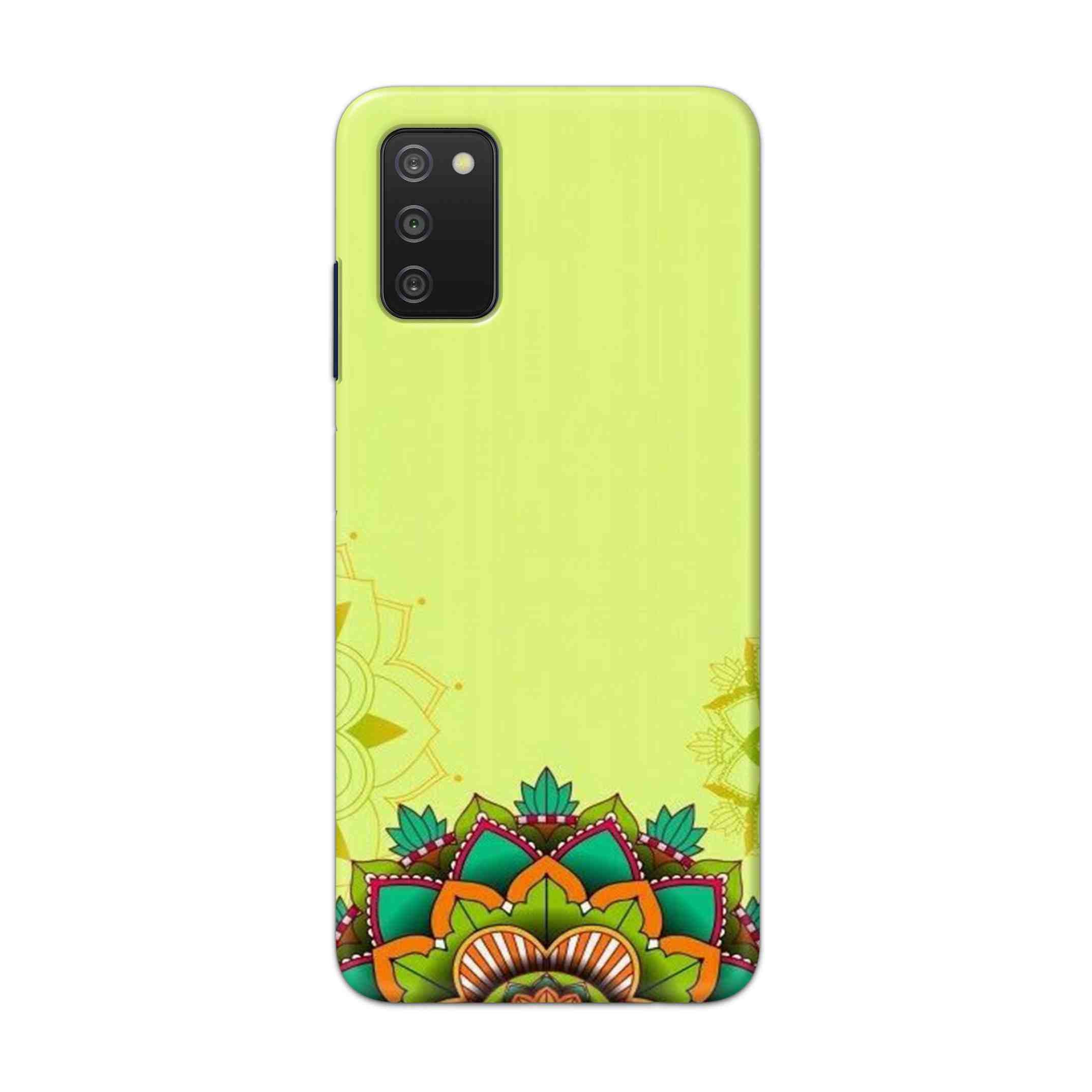 Buy Flower Mandala Hard Back Mobile Phone Case Cover For Samsung A03s Online