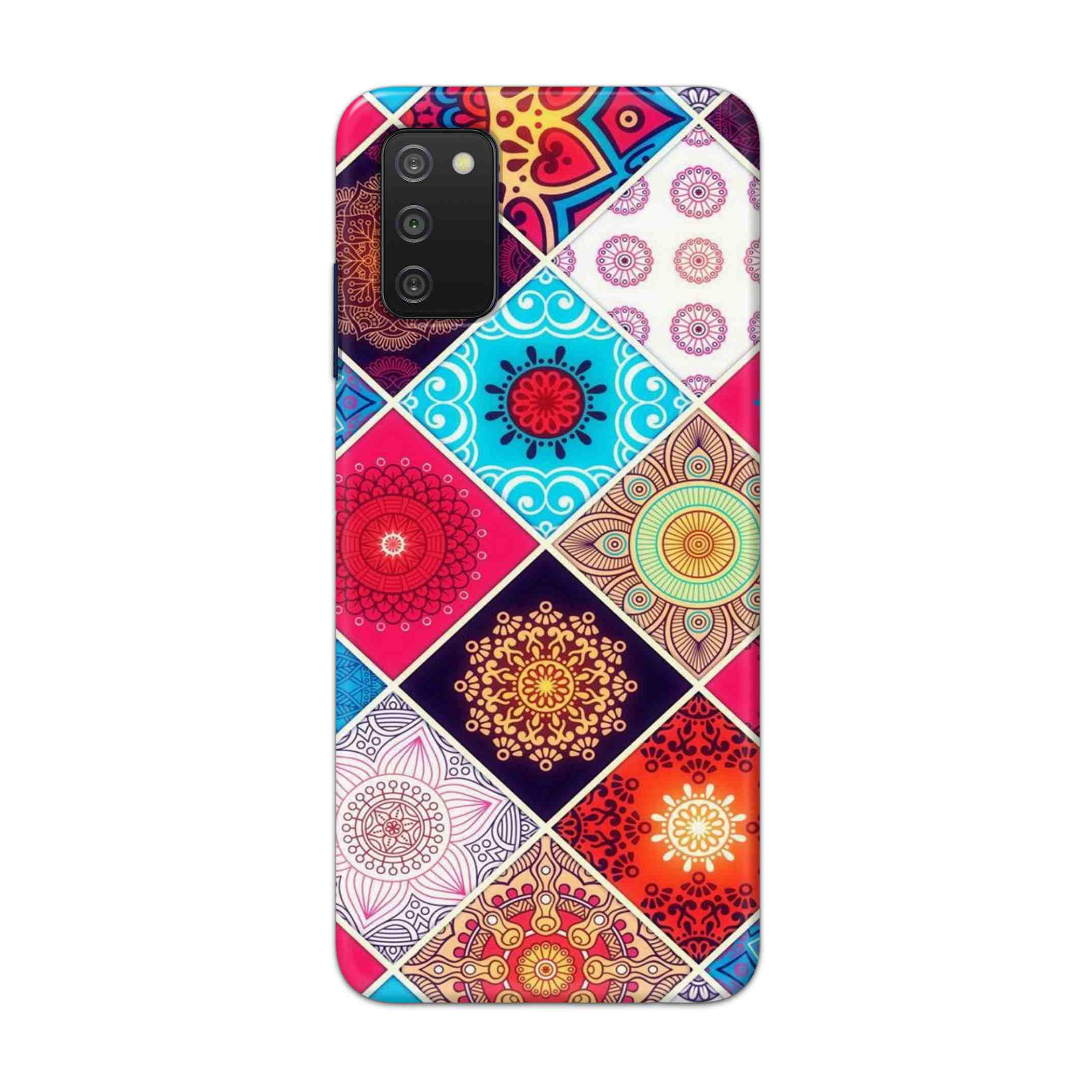 Buy Rainbow Mandala Hard Back Mobile Phone Case Cover For Samsung A03s Online