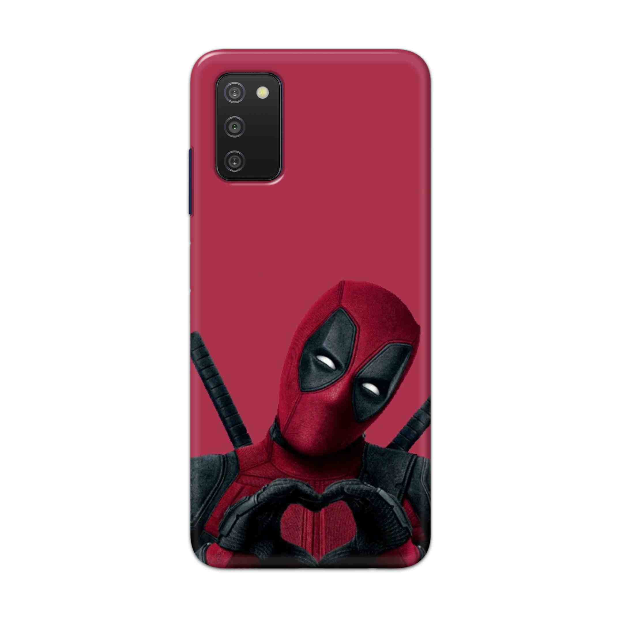 Buy Deadpool Heart Hard Back Mobile Phone Case Cover For Samsung A03s Online