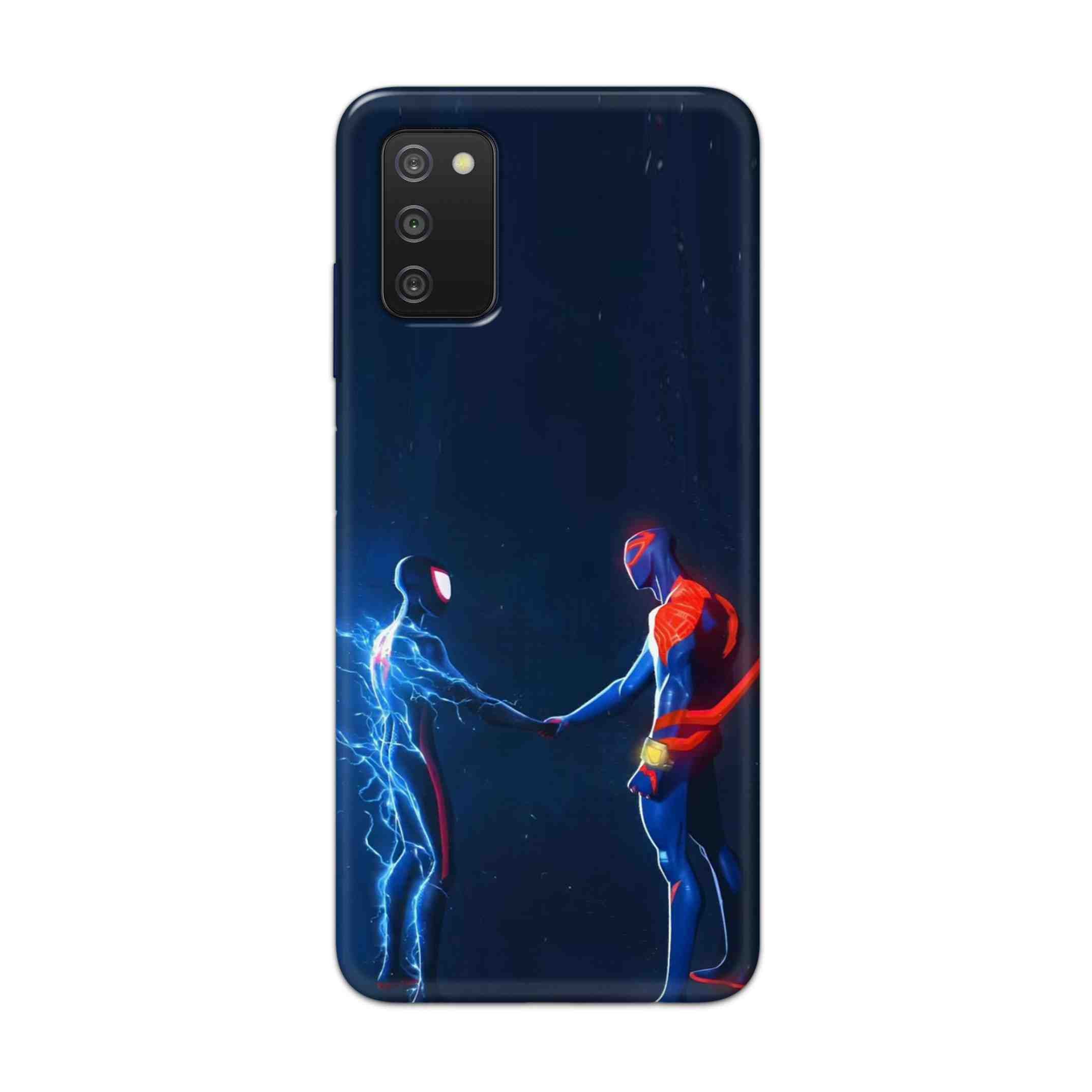 Buy Miles Morales Meet With Spiderman Hard Back Mobile Phone Case Cover For Samsung A03s Online