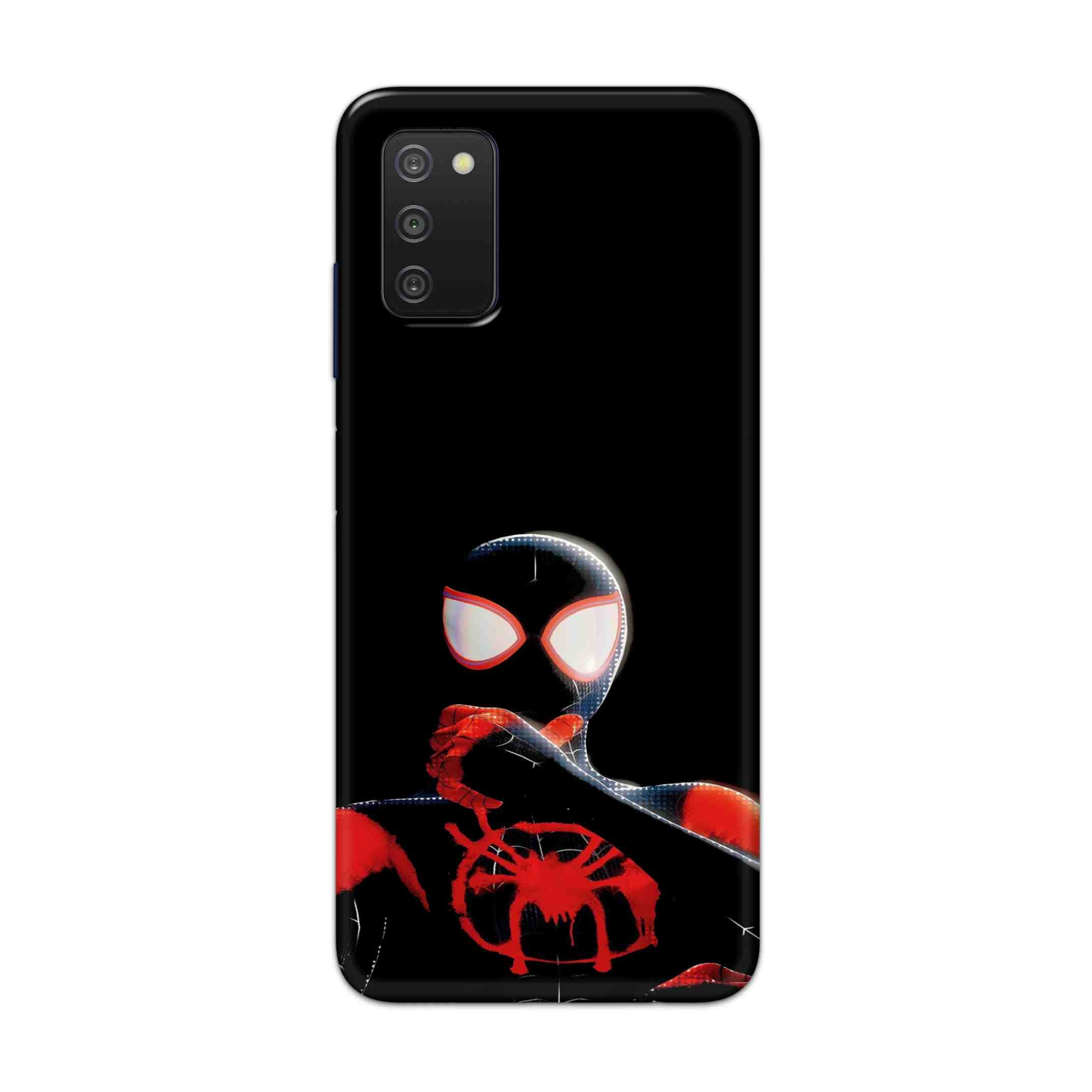 Buy Black Spiderman Hard Back Mobile Phone Case Cover For Samsung A03s Online