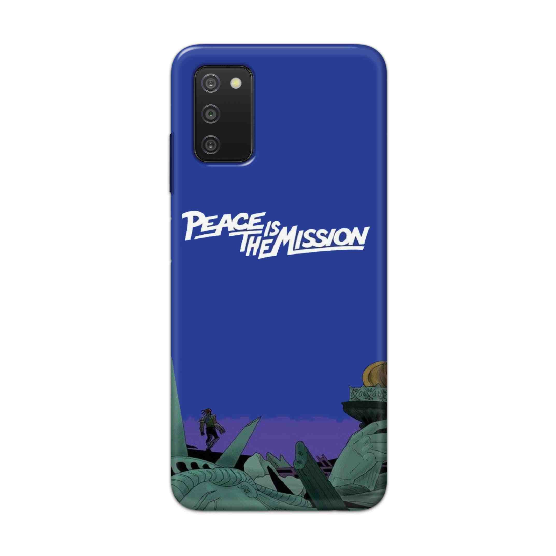 Buy Peace Is The Misson Hard Back Mobile Phone Case Cover For Samsung A03s Online