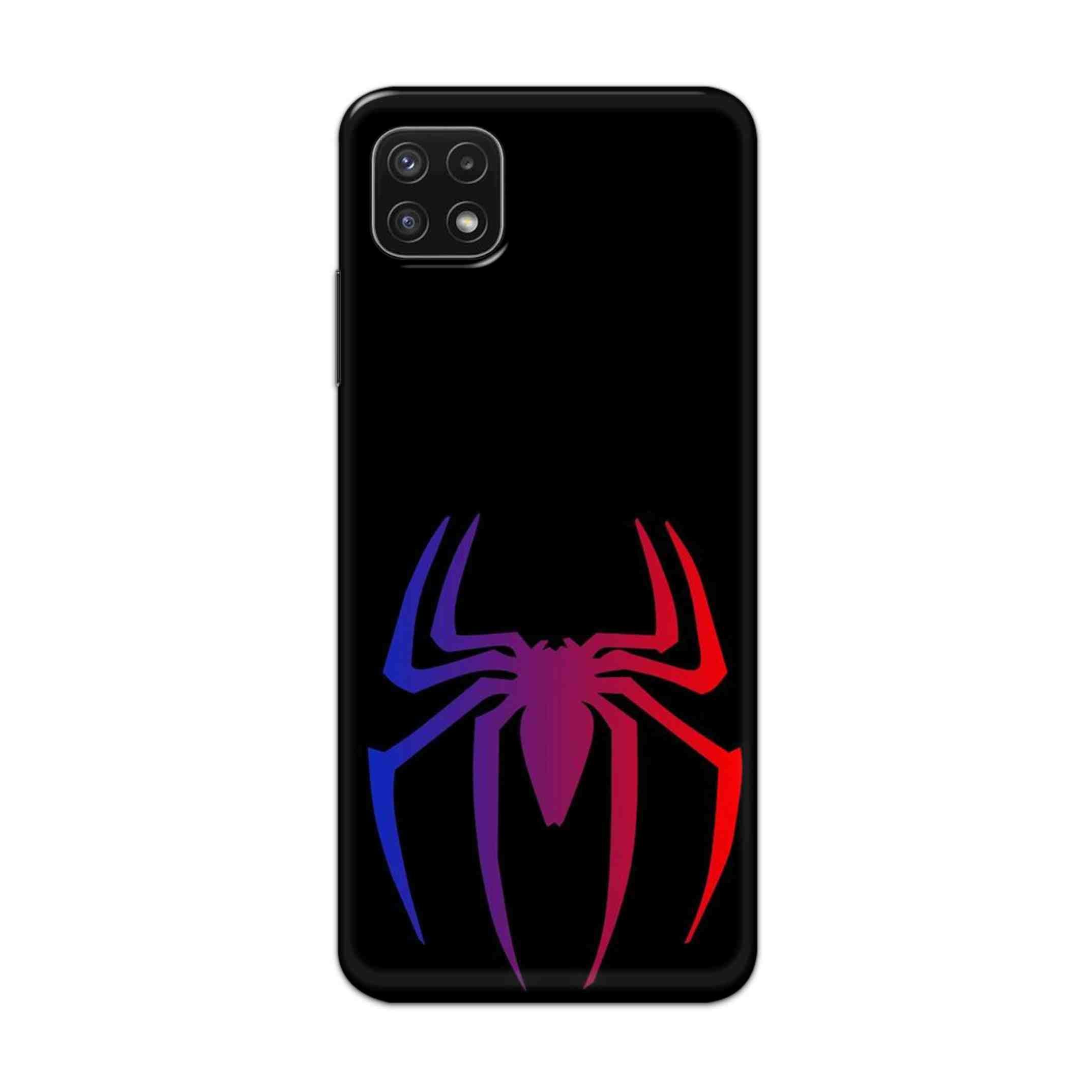 Buy Neon Spiderman Logo Hard Back Mobile Phone Case Cover For Samsung A22 5G Online