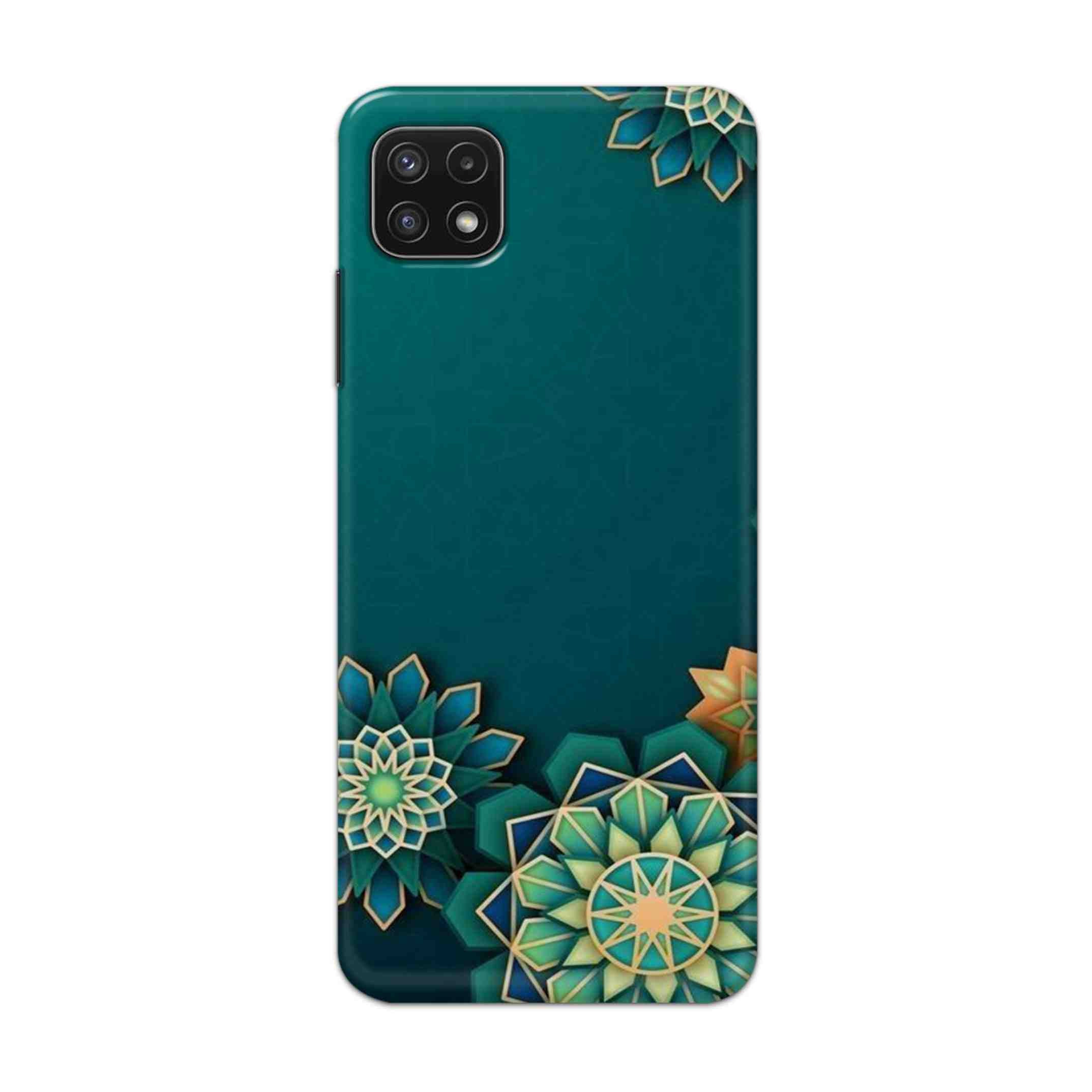 Buy Green Flower Hard Back Mobile Phone Case Cover For Samsung A22 5G Online