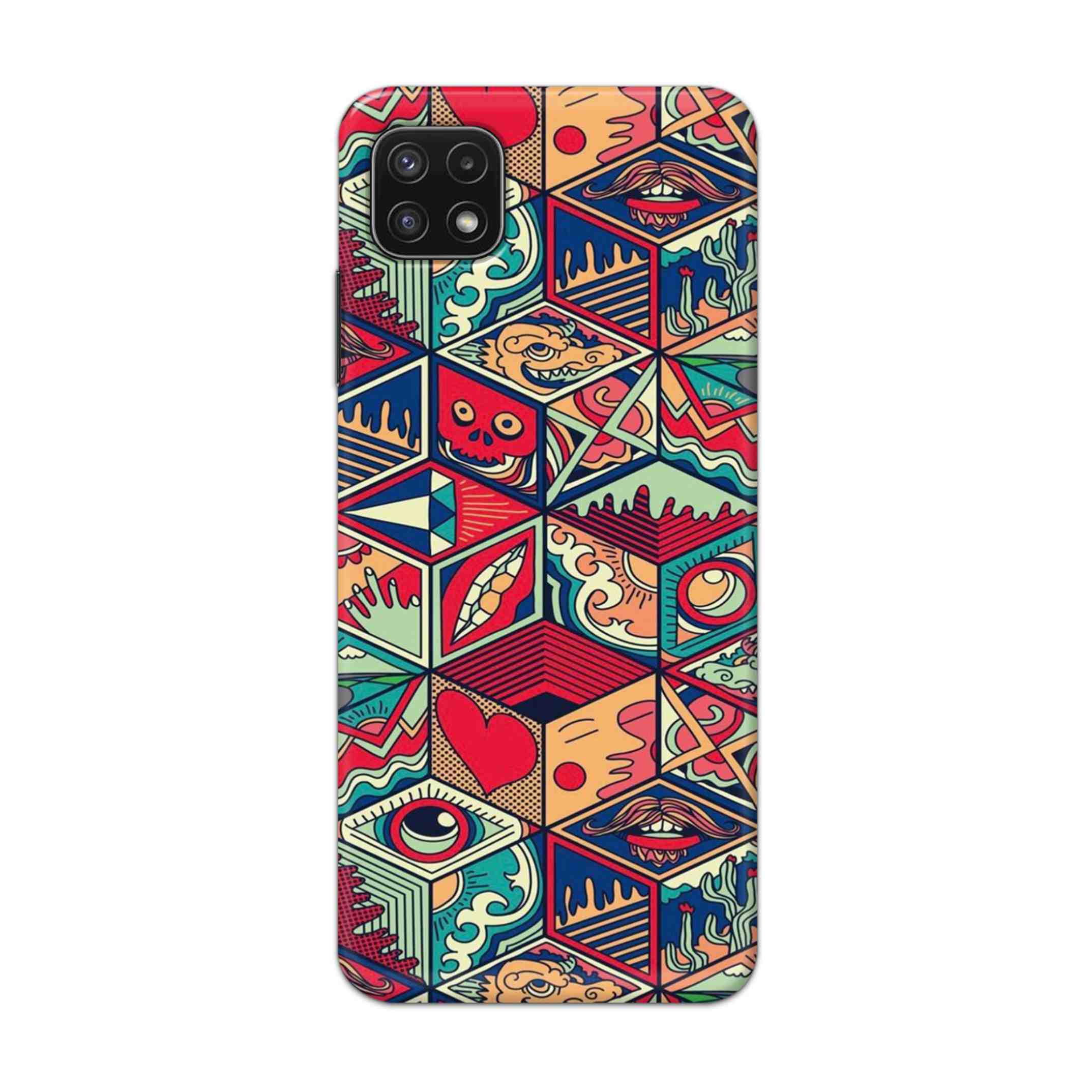Buy Face Mandala Hard Back Mobile Phone Case Cover For Samsung A22 5G Online
