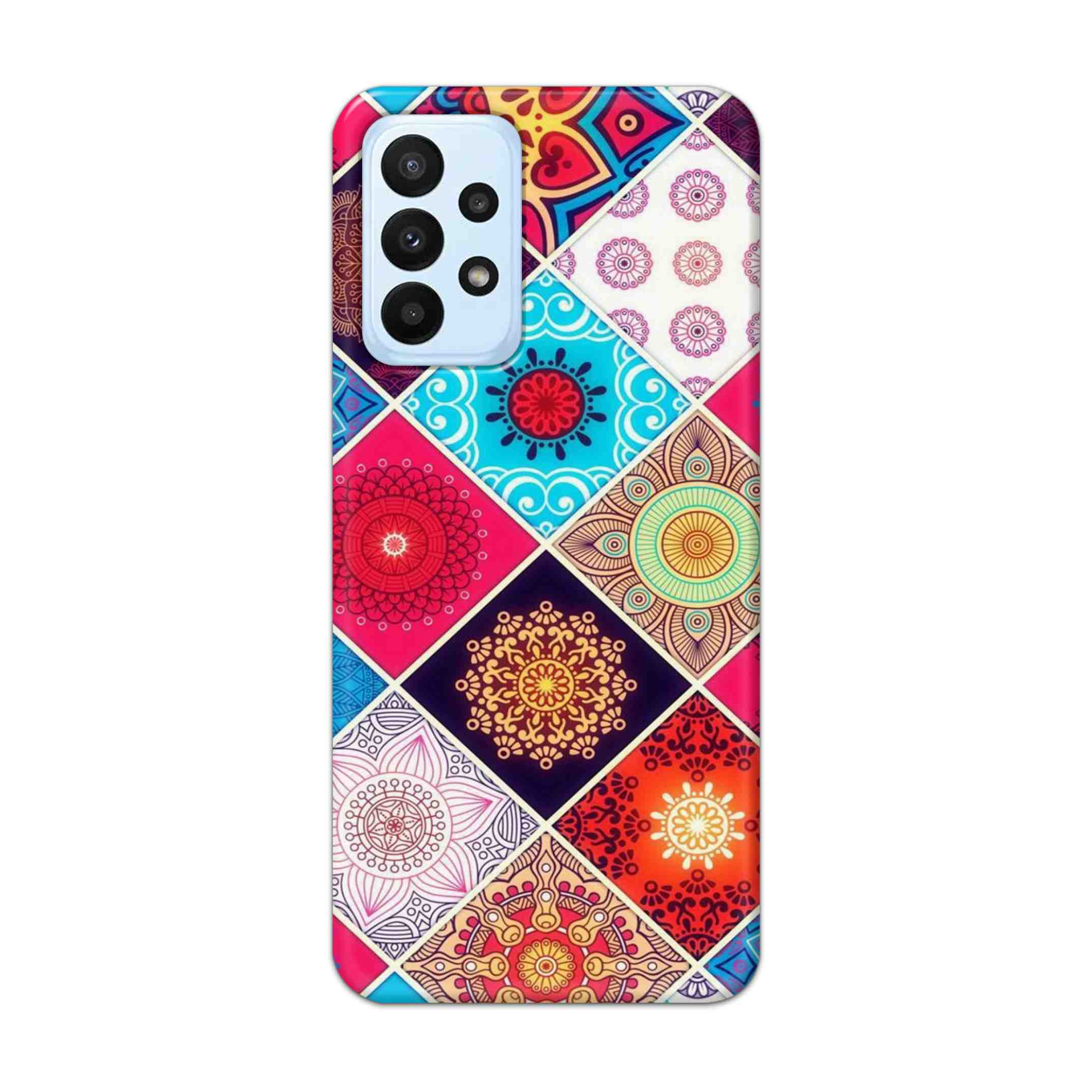 Buy Rainbow Mandala Hard Back Mobile Phone Case Cover For Samsung A23 Online