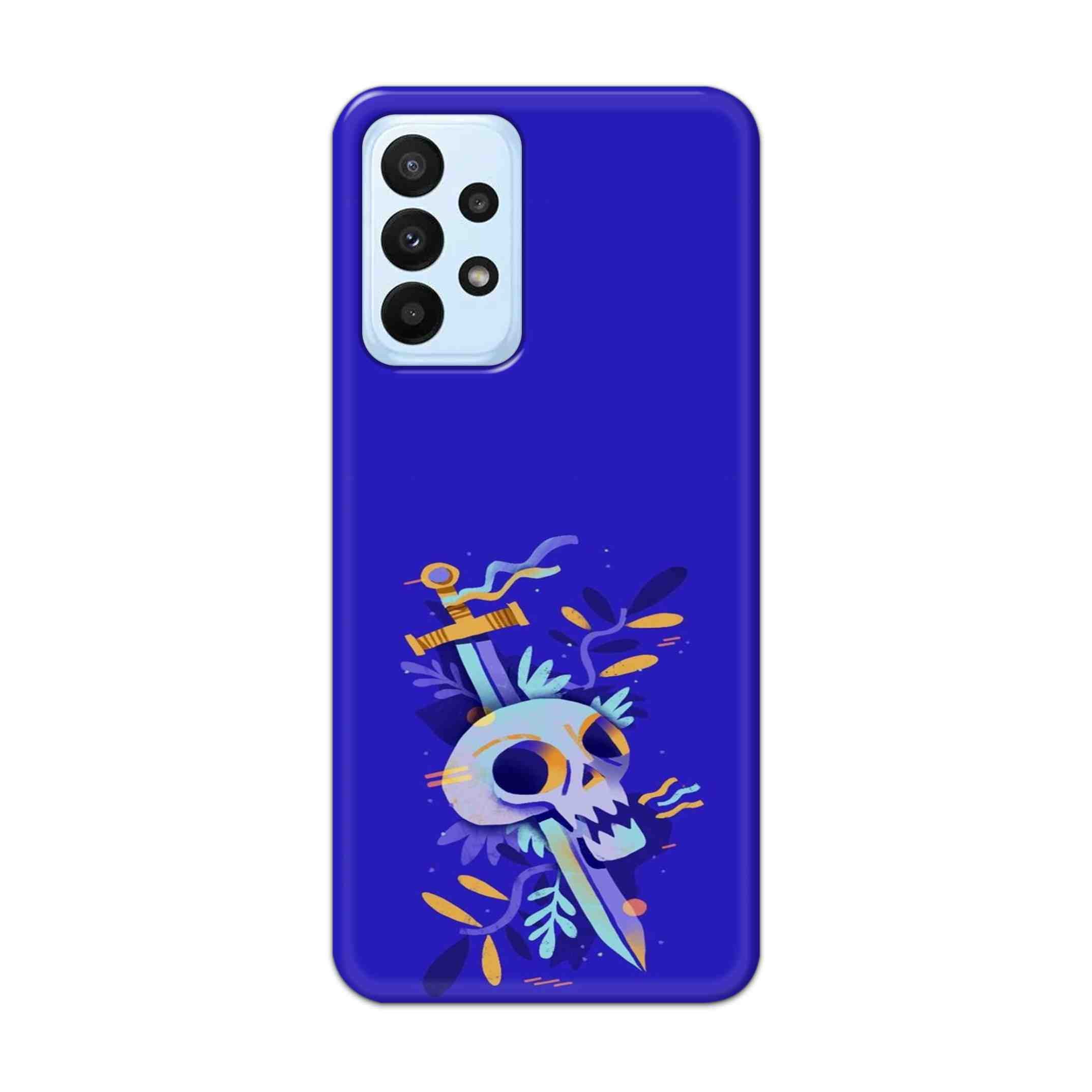 Buy Blue Skull Hard Back Mobile Phone Case Cover For Samsung A23 Online