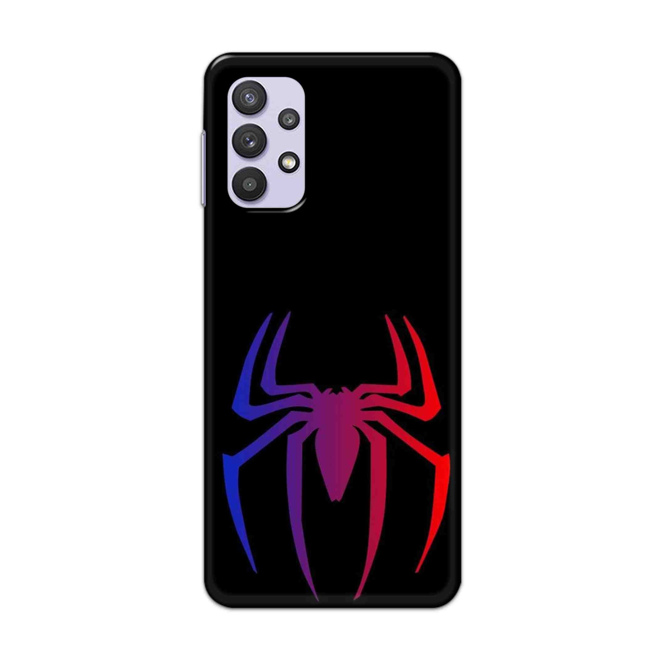 Buy Neon Spiderman Logo Hard Back Mobile Phone Case Cover For Samsung A32 4G Online