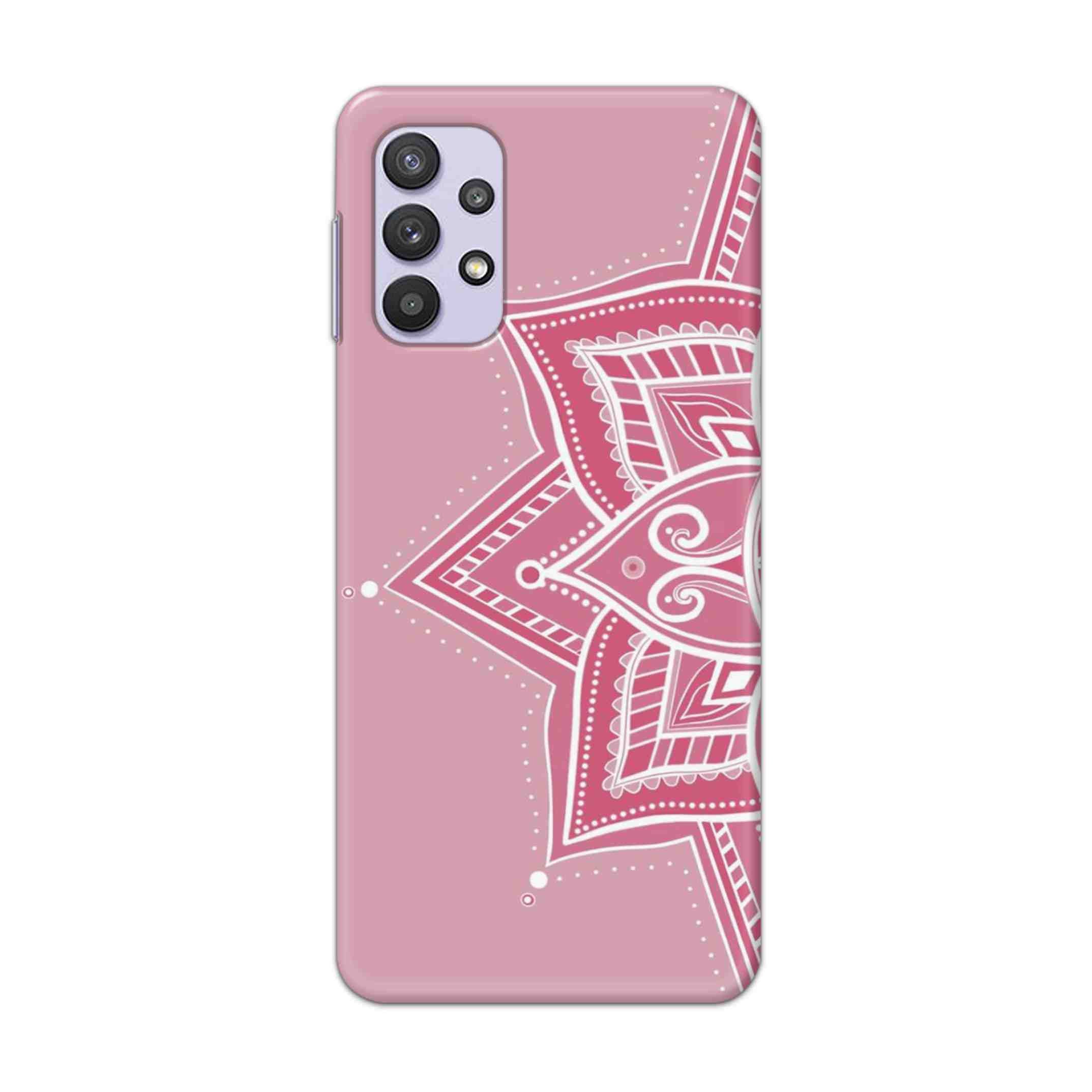 Buy Pink Rangoli Hard Back Mobile Phone Case Cover For Samsung A32 4G Online