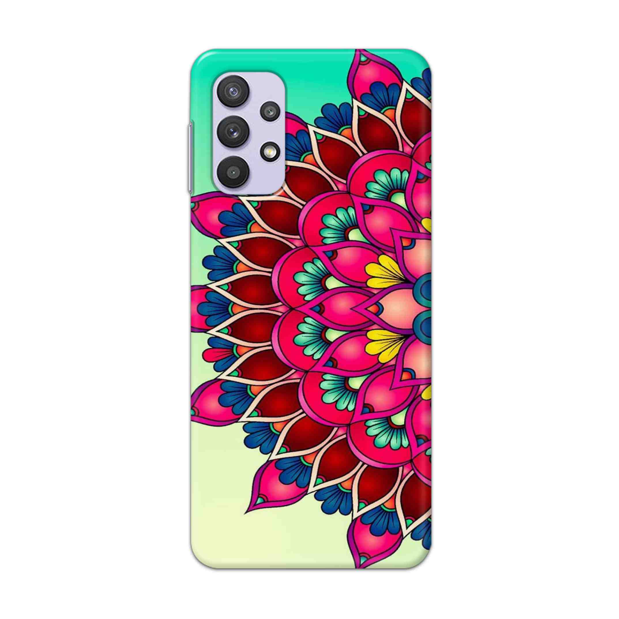 Buy Lotus Mandala Hard Back Mobile Phone Case Cover For Samsung A32 4G Online