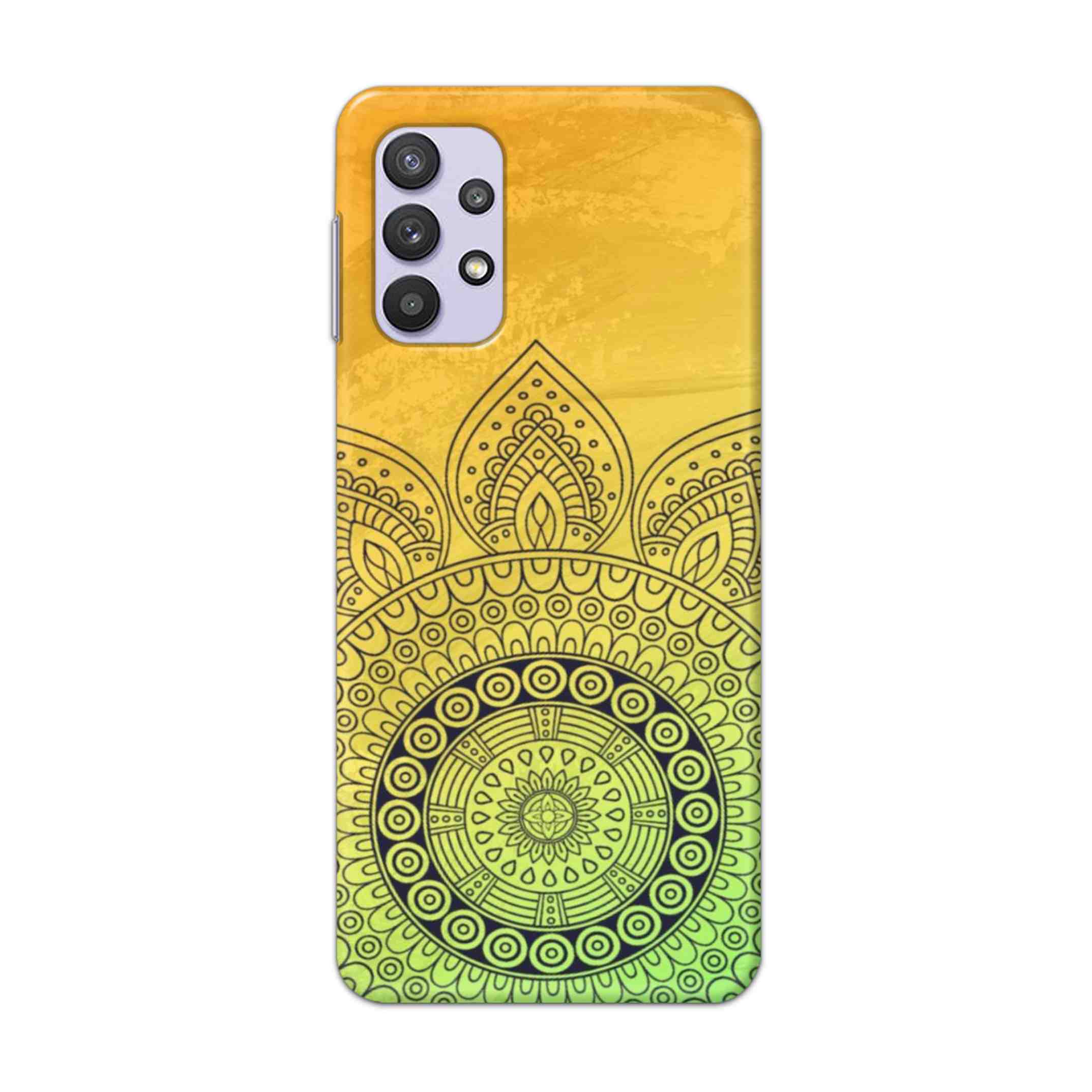 Buy Yellow Rangoli Hard Back Mobile Phone Case Cover For Samsung A32 5G Online