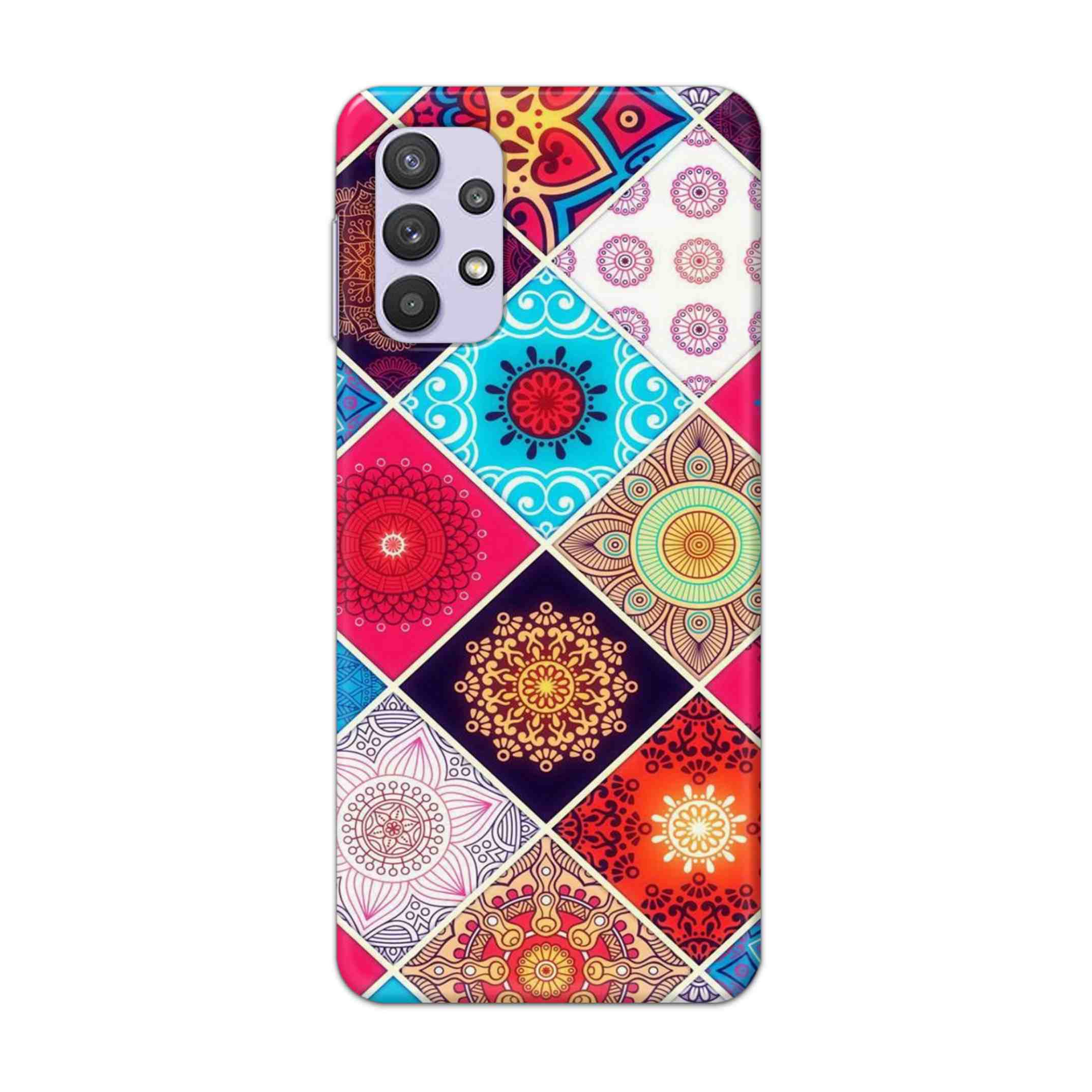 Buy Rainbow Mandala Hard Back Mobile Phone Case Cover For Samsung A32 5G Online