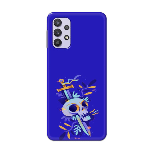 Buy Blue Skull Hard Back Mobile Phone Case Cover For Samsung A32 5G Online