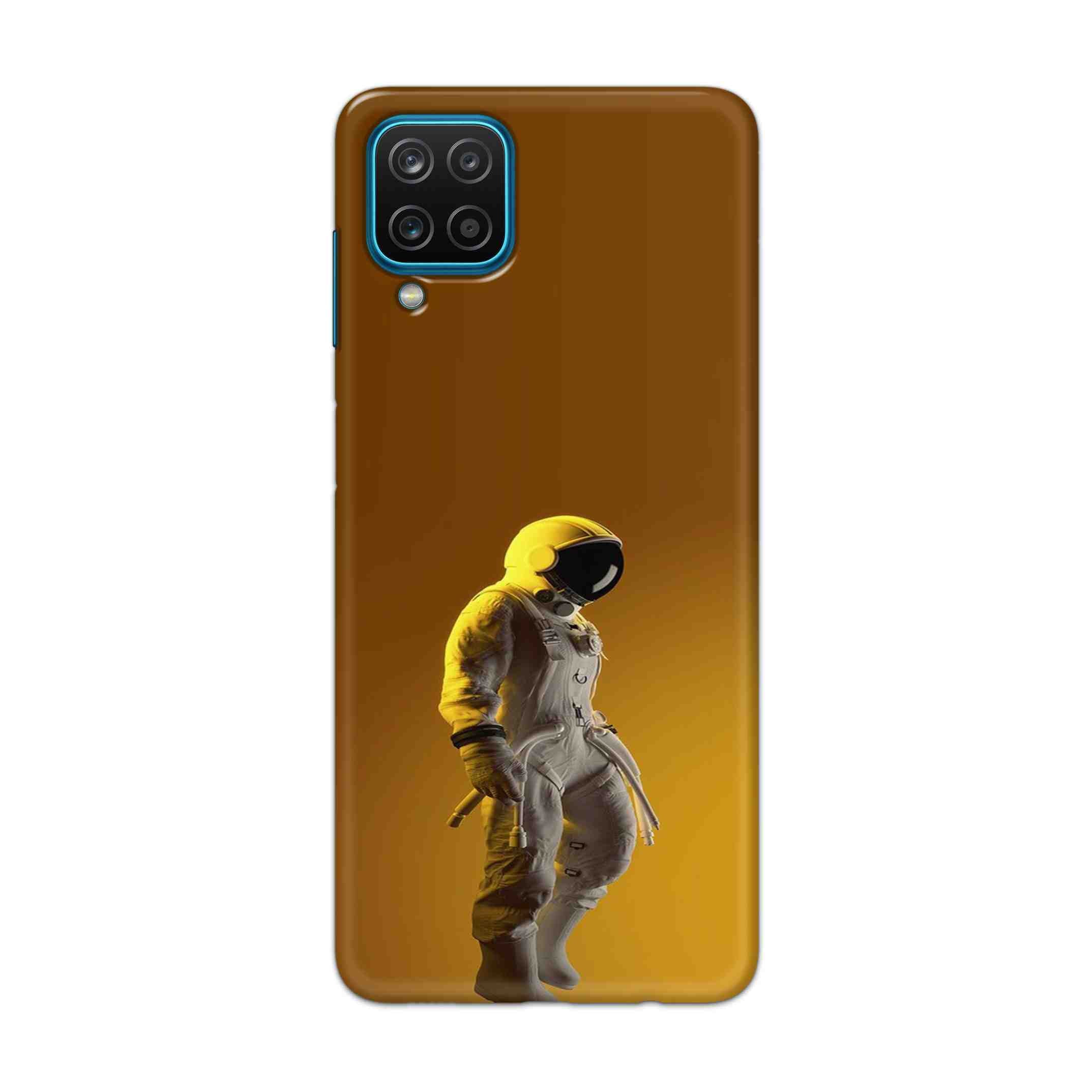 Buy Yellow Astronaut Hard Back Mobile Phone Case Cover For Samsung Galaxy A12 Online