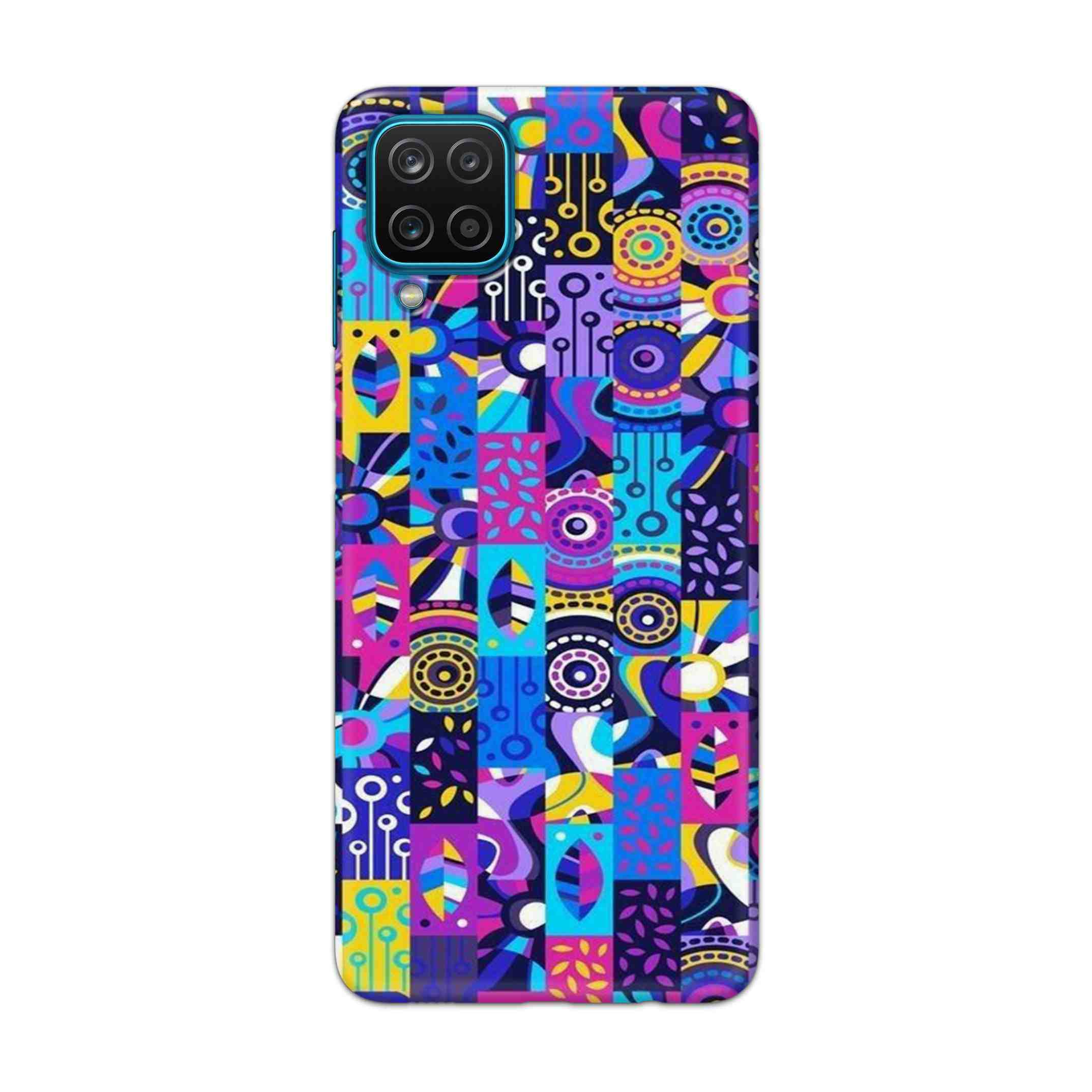Buy Rainbow Art Hard Back Mobile Phone Case Cover For Samsung Galaxy A12 Online
