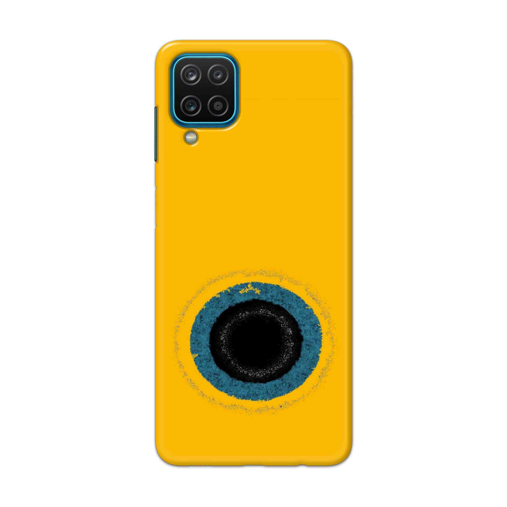 Buy Dark Hole With Yellow Background Hard Back Mobile Phone Case Cover For Samsung Galaxy A12 Online