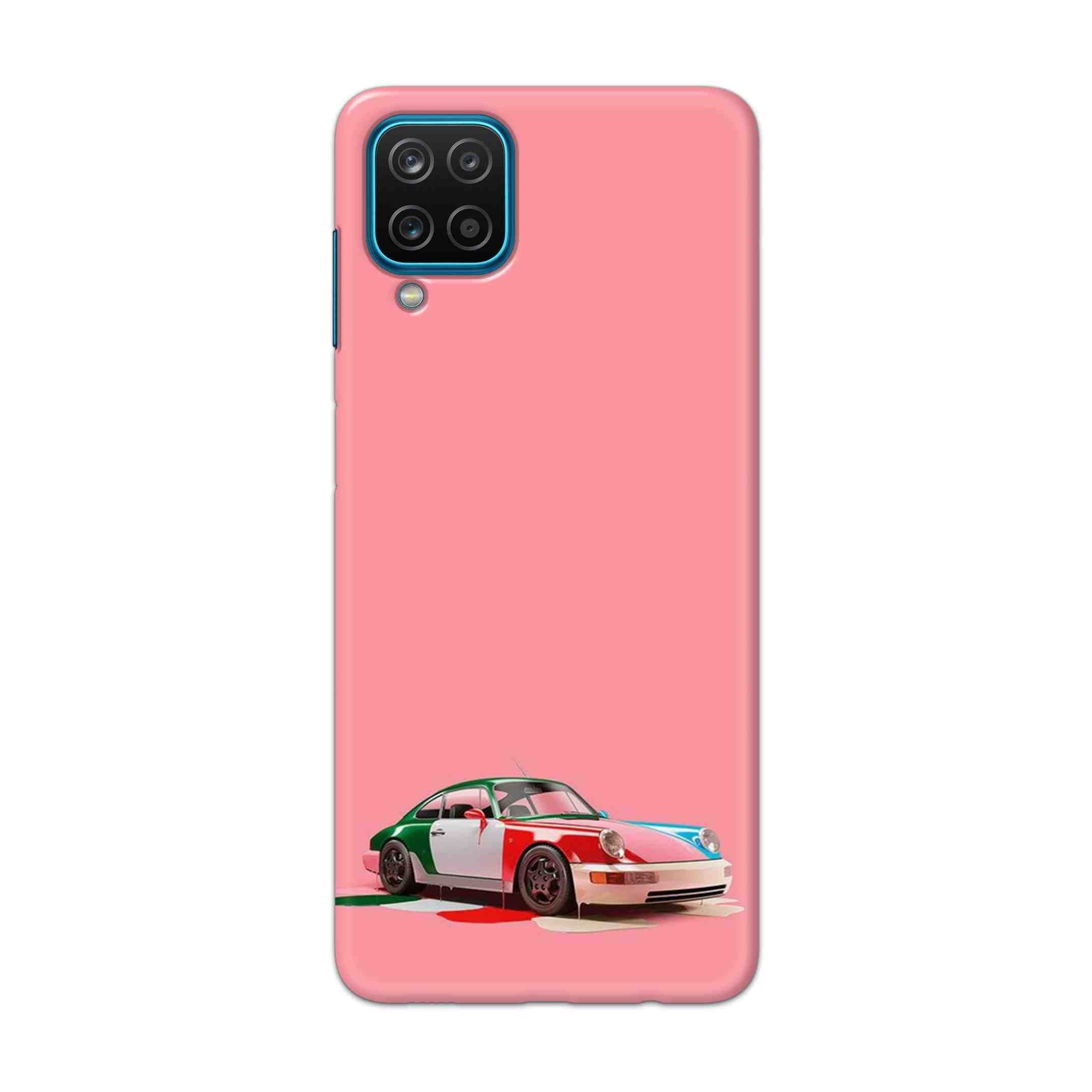 Buy Pink Porche Hard Back Mobile Phone Case Cover For Samsung Galaxy A12 Online