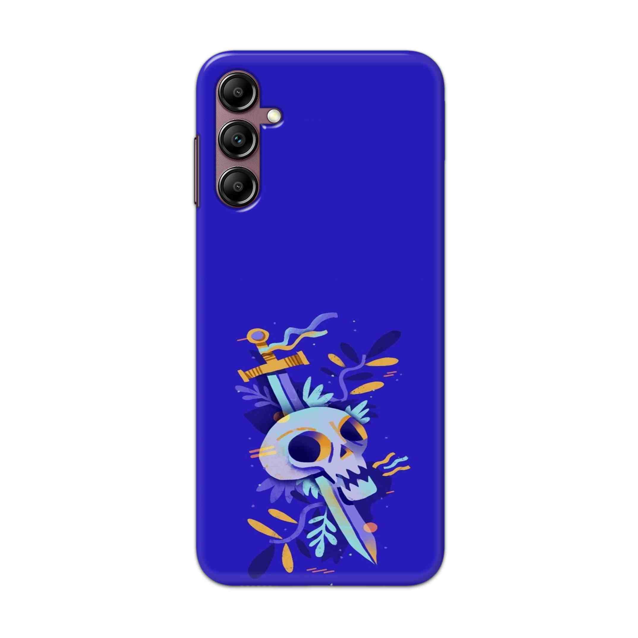 Buy Blue Skull Hard Back Mobile Phone Case Cover For Samsung Galaxy A14 Online
