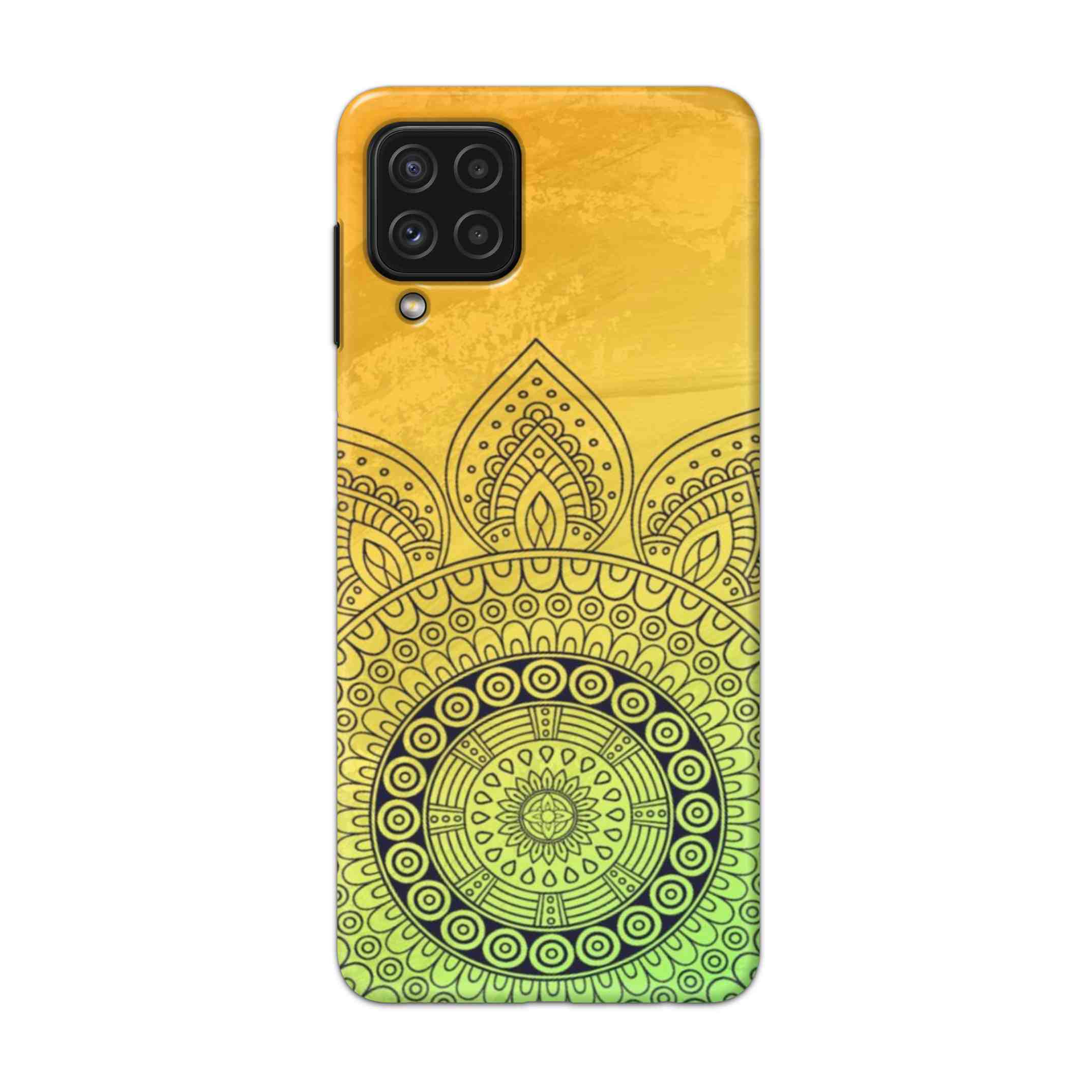 Buy Yellow Rangoli Hard Back Mobile Phone Case Cover For Samsung Galaxy A22 Online