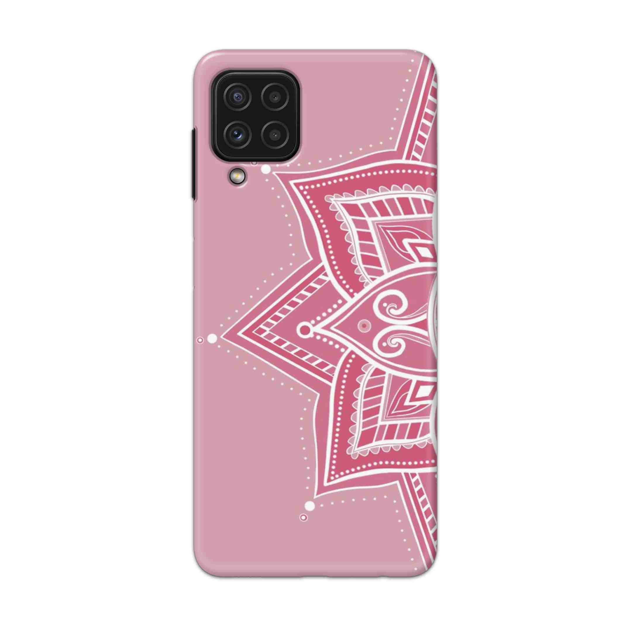 Buy Pink Rangoli Hard Back Mobile Phone Case Cover For Samsung Galaxy A22 Online