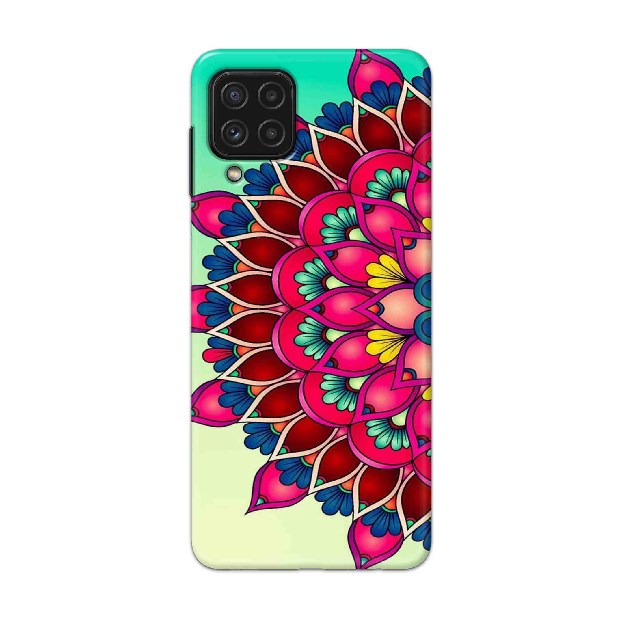 Buy Lotus Mandala Hard Back Mobile Phone Case Cover For Samsung Galaxy A22 Online