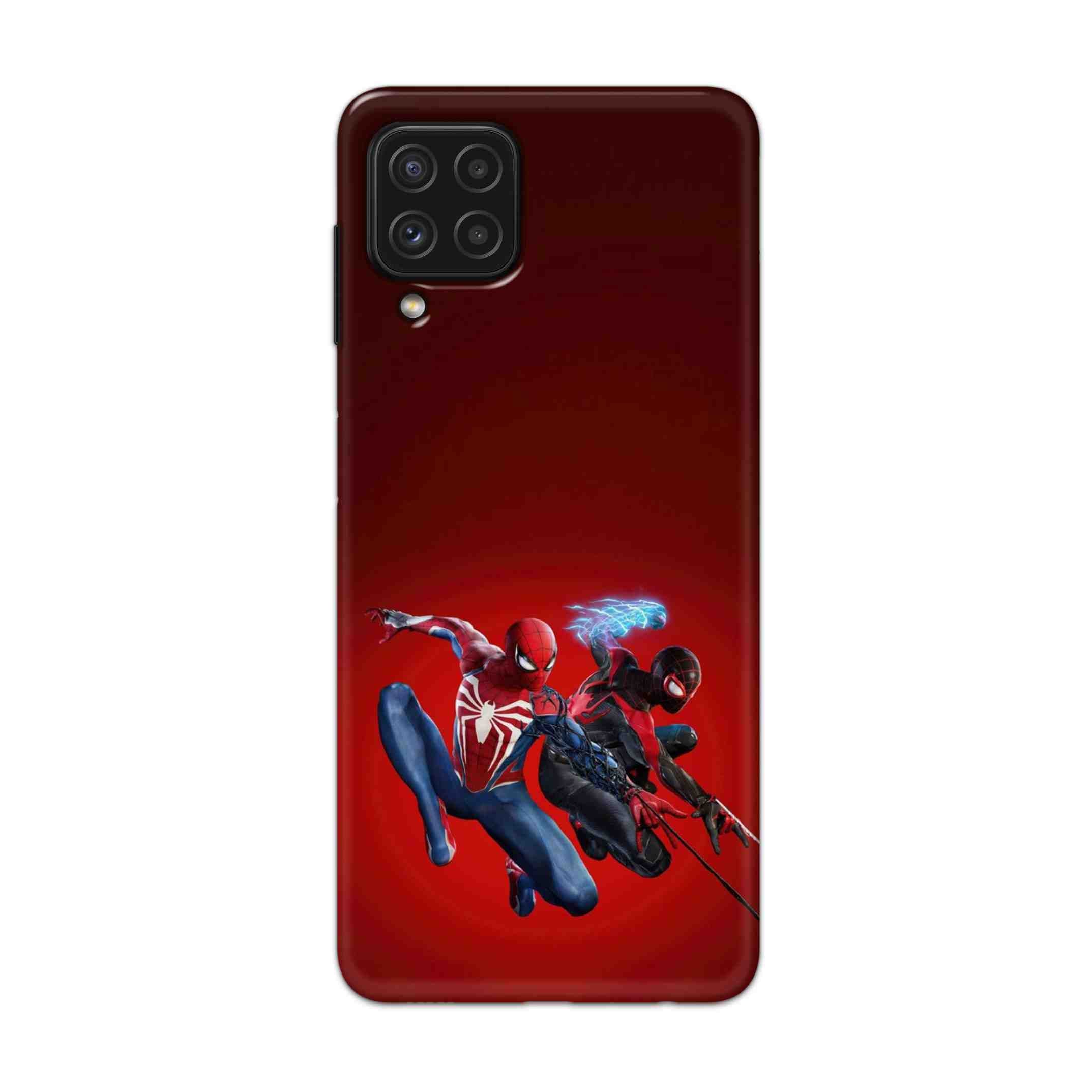 Buy Spiderman And Miles Morales Hard Back Mobile Phone Case Cover For Samsung Galaxy A22 Online