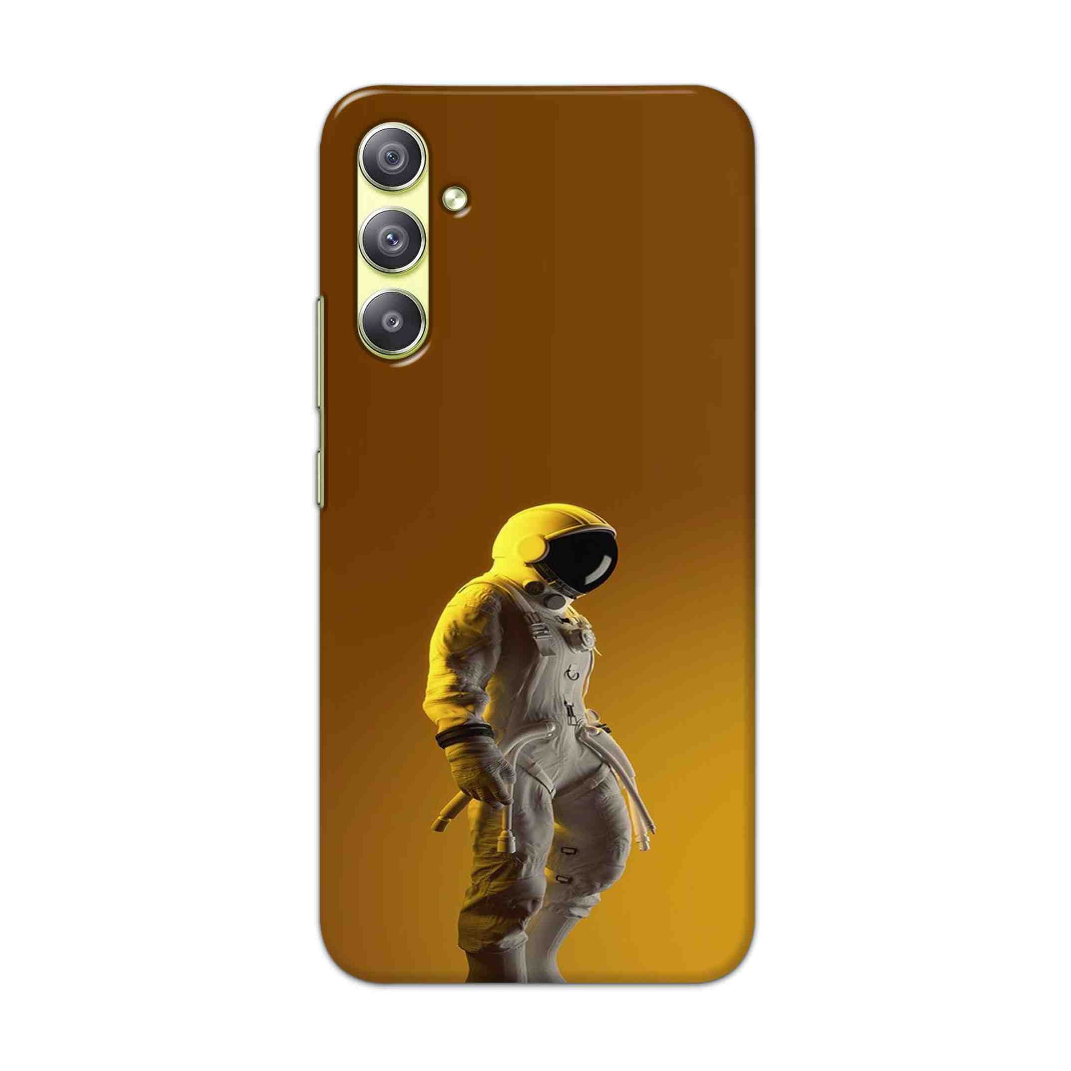 Buy Yellow Astronaut Hard Back Mobile Phone Case Cover For Samsung Galaxy A34 5G Online