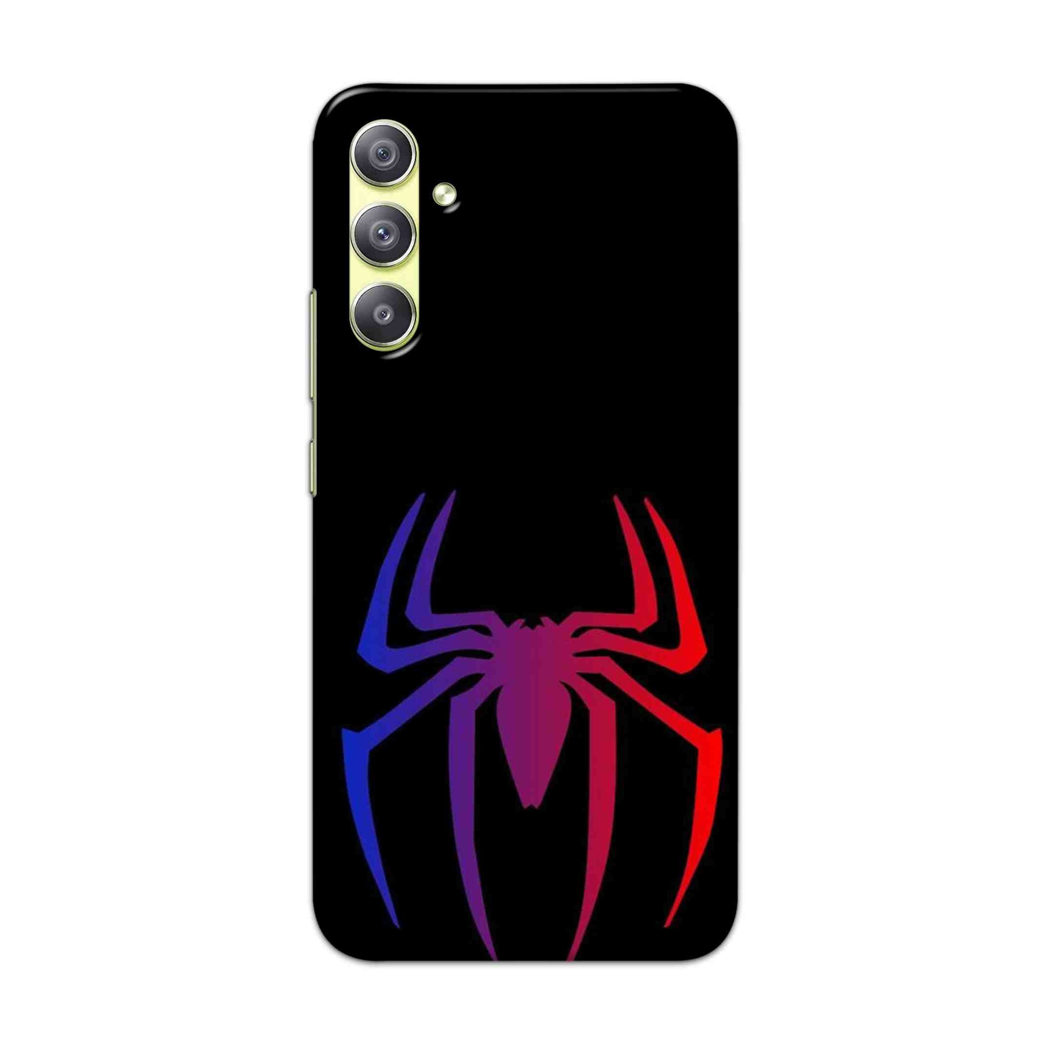 Buy Neon Spiderman Logo Hard Back Mobile Phone Case Cover For Samsung Galaxy A34 5G Online