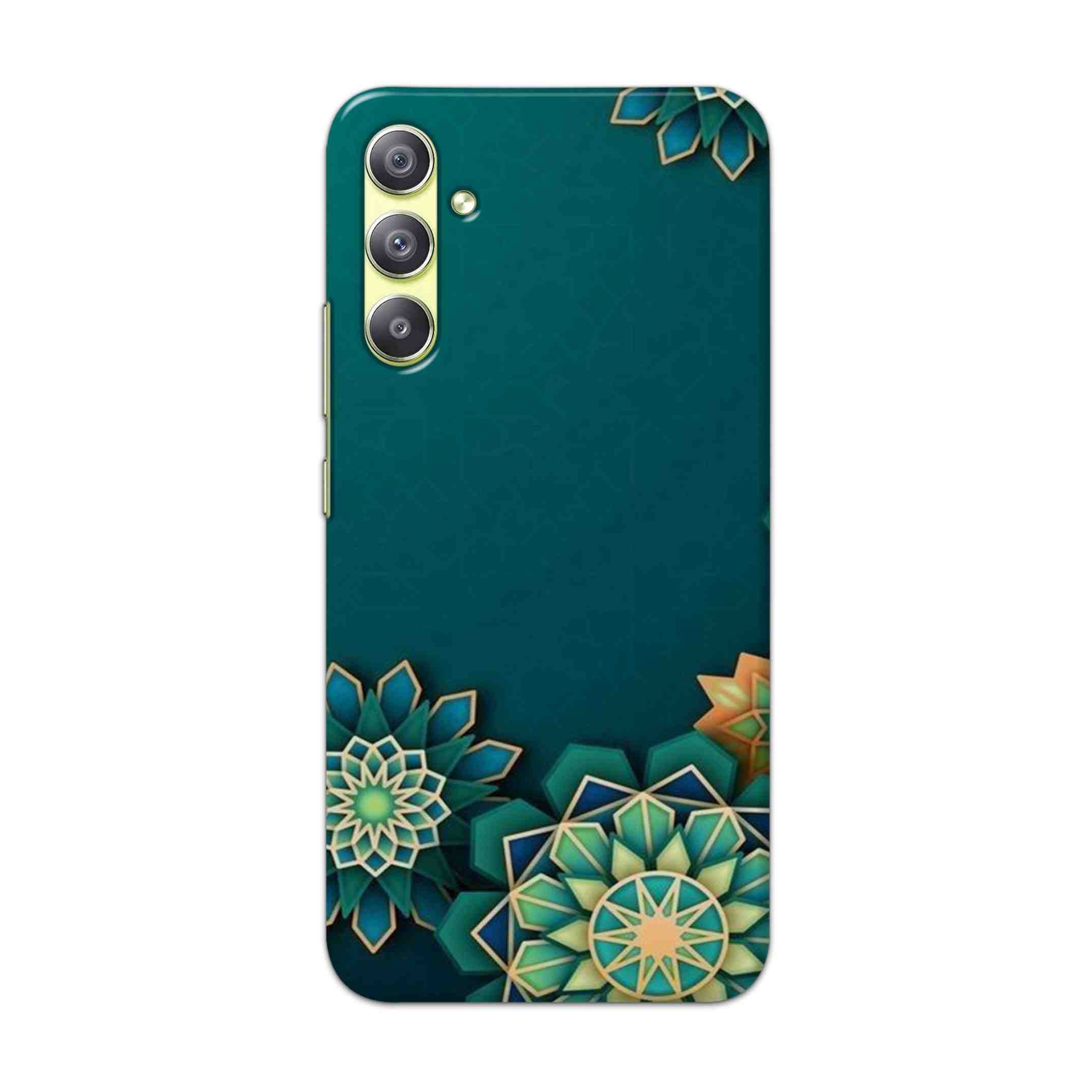 Buy Green Flower Hard Back Mobile Phone Case Cover For Samsung Galaxy A34 5G Online