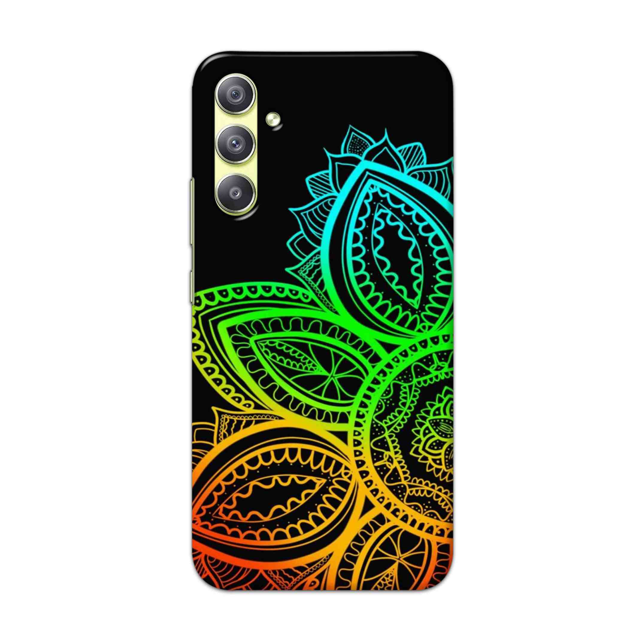 Buy Neon Mandala Hard Back Mobile Phone Case Cover For Samsung Galaxy A34 5G Online