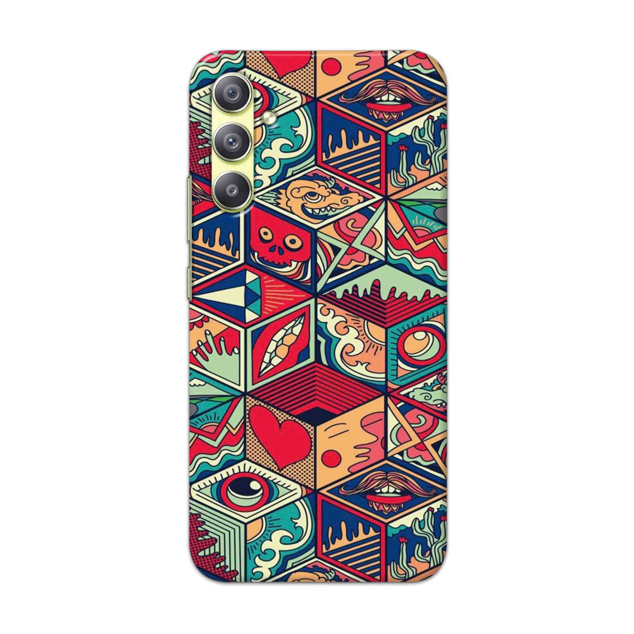 Buy Face Mandala Hard Back Mobile Phone Case Cover For Samsung Galaxy A34 5G Online