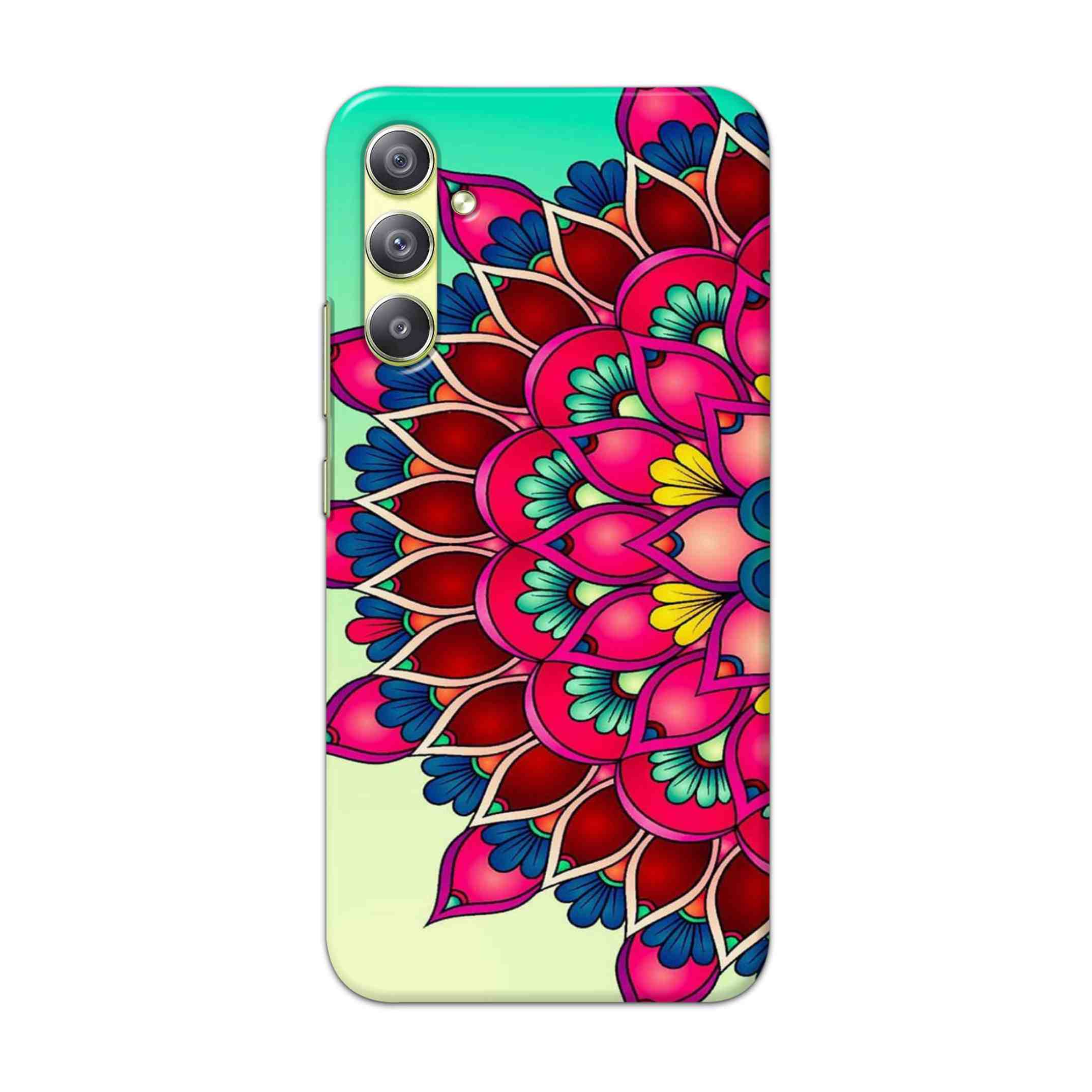 Buy Lotus Mandala Hard Back Mobile Phone Case Cover For Samsung Galaxy A34 5G Online