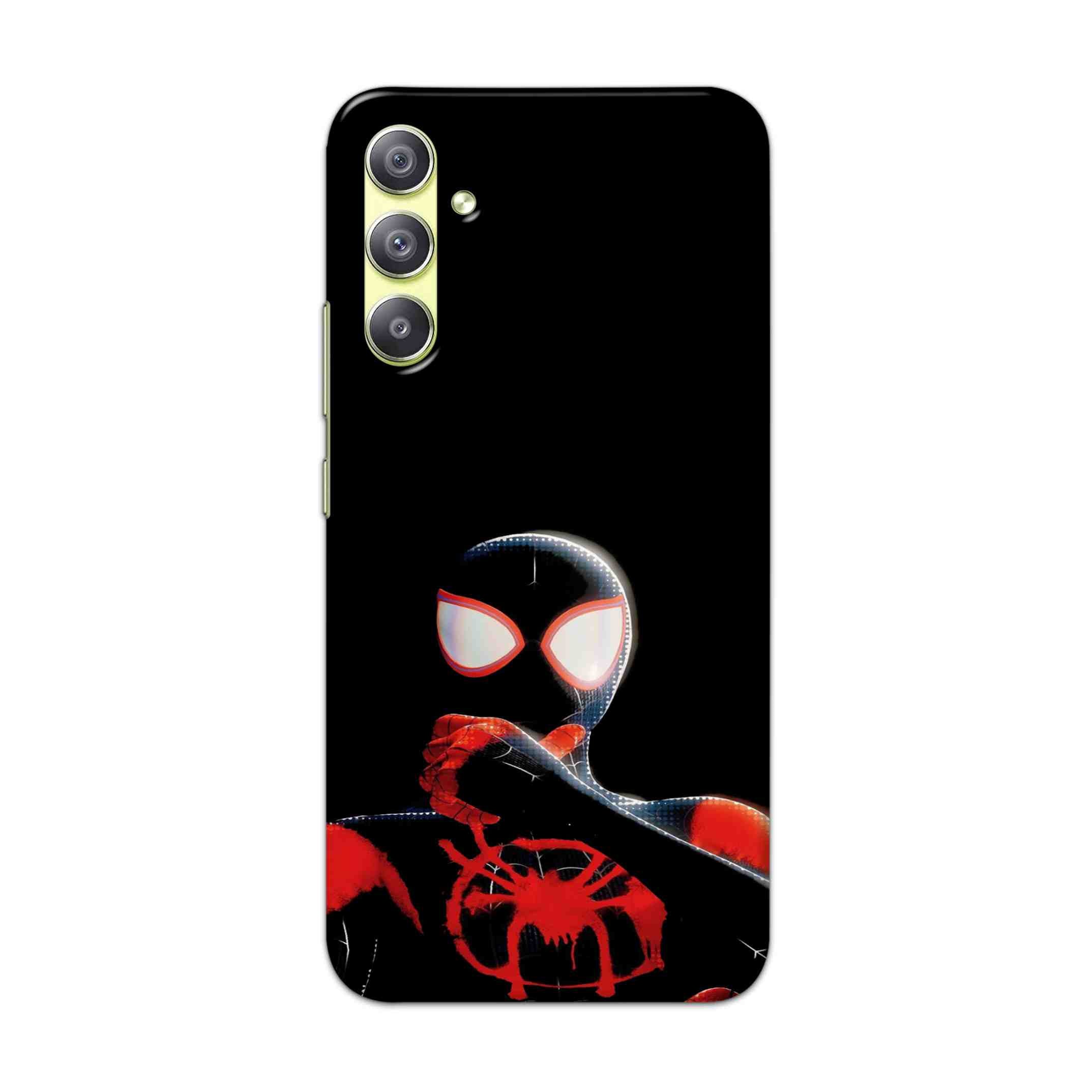 Buy Black Spiderman Hard Back Mobile Phone Case Cover For Samsung Galaxy A34 5G Online