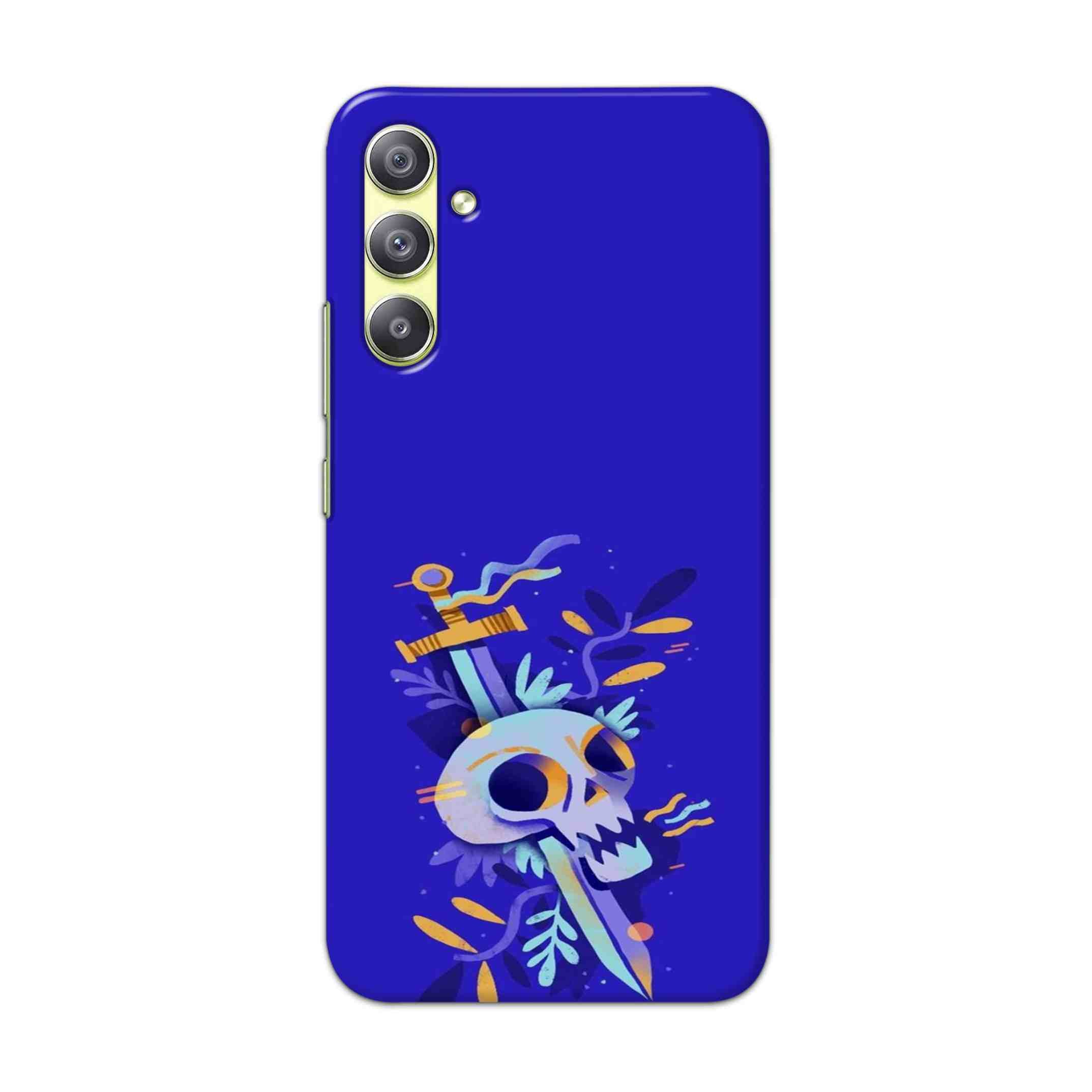 Buy Blue Skull Hard Back Mobile Phone Case Cover For Samsung Galaxy A34 5G Online