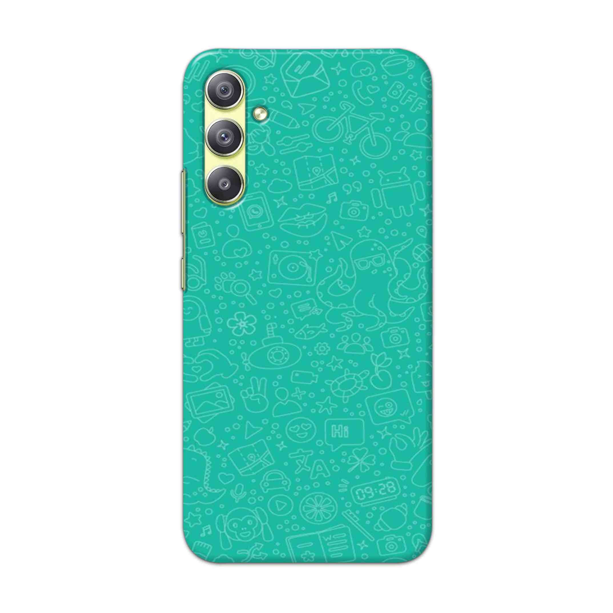 Buy Whatsapp Hard Back Mobile Phone Case Cover For Samsung Galaxy A34 5G Online